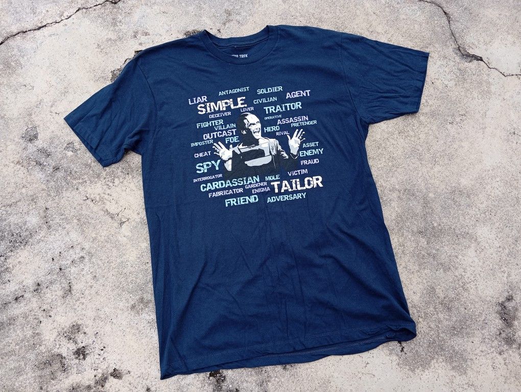 Other Star Trek Deep Space Nine Garak 👽 TV Series Tshirt 🍿📺 Size US L / EU 52-54 / 3 - 3 Thumbnail