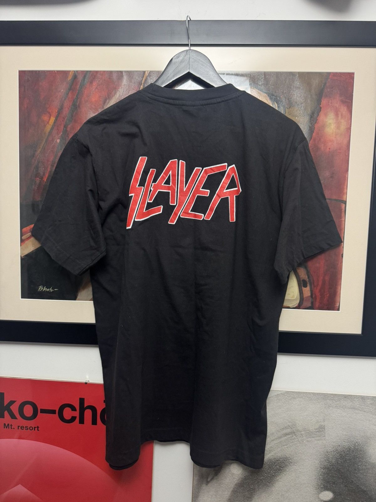 Band Tees Vintage Slayer Demon Band Tee Rare Metal Rock Y2k Hype Size US L / EU 52-54 / 3 - 5 Thumbnail