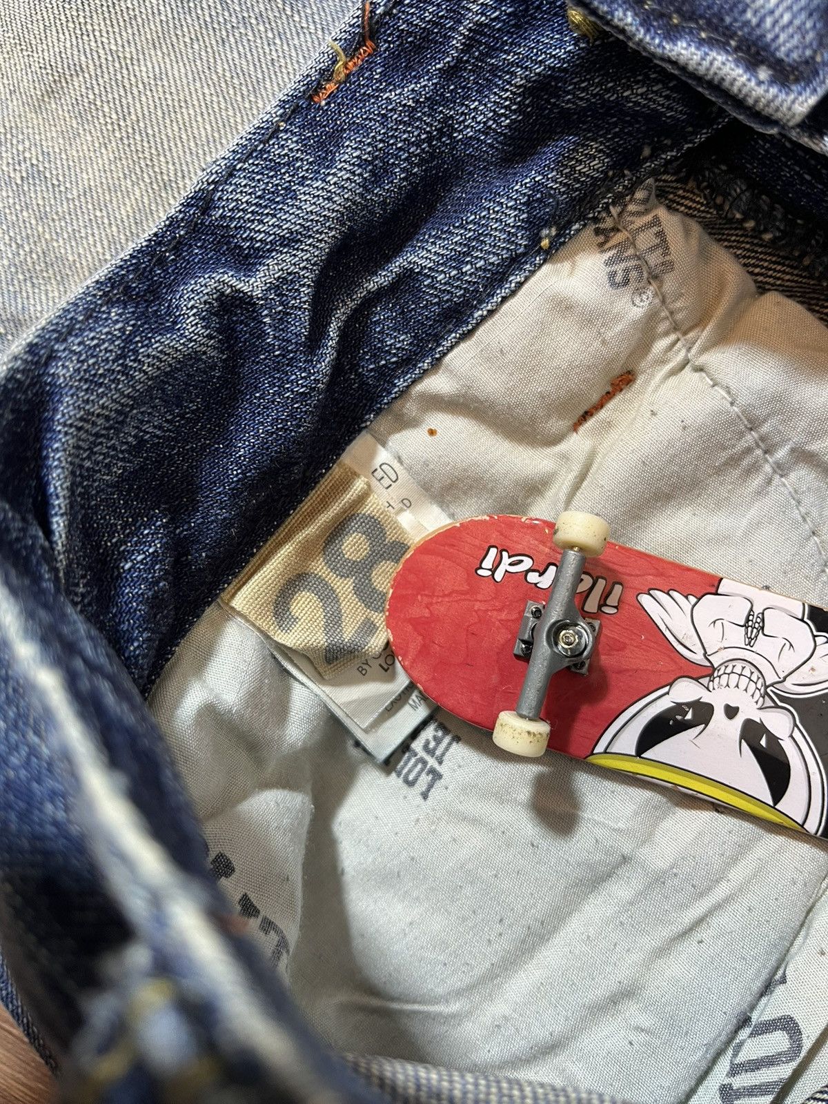 Japanese Brand Lolita Crown Yoshitomo Nara whiskers denim Size US 32 / EU 48 - 8 Thumbnail