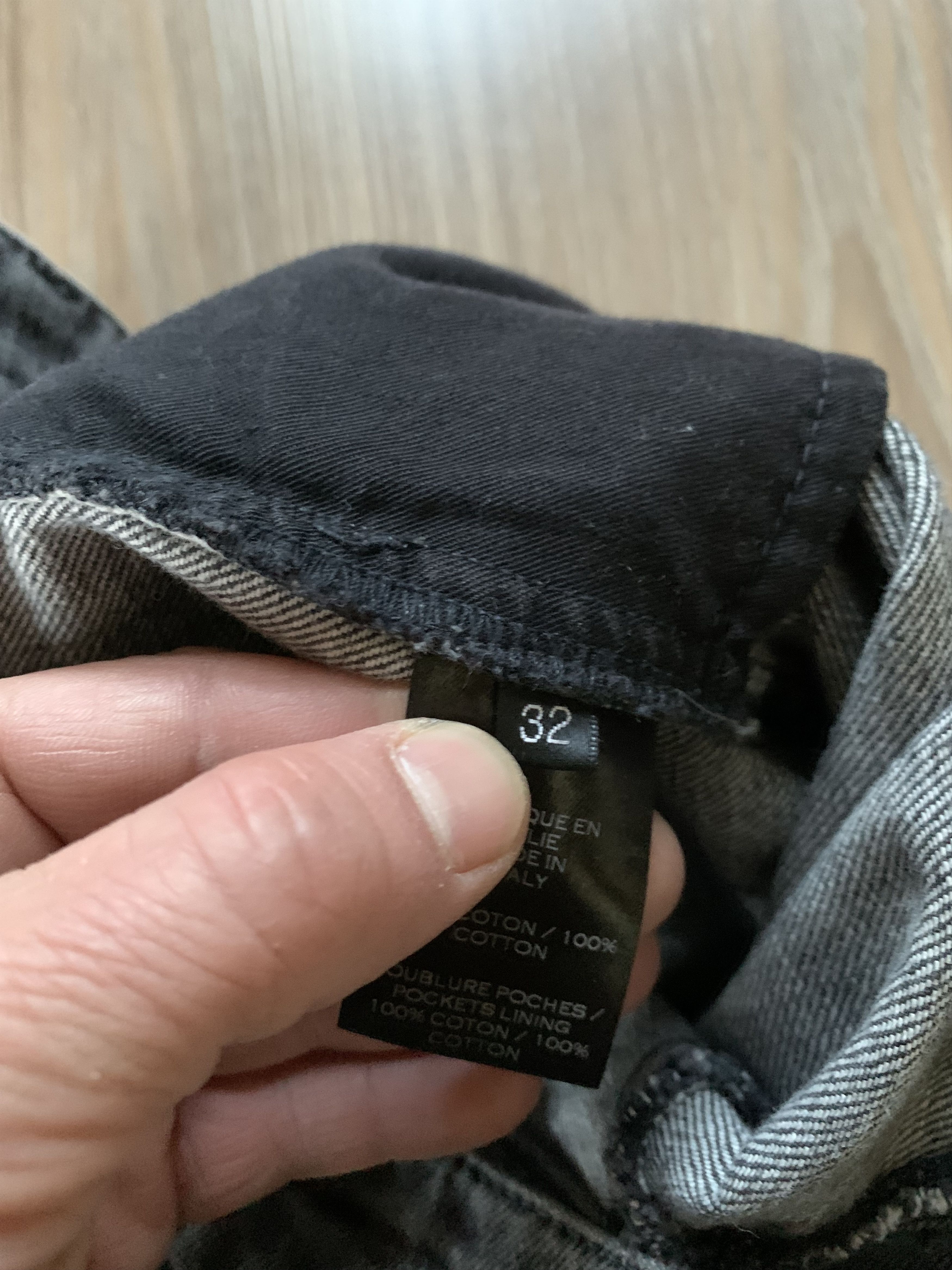 Balmain × Pierre Balmain Balmain Dark Grey Ribbed Biker Jeans Size US 32 / EU 48 - 11 Thumbnail