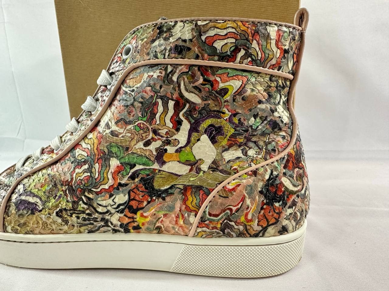 Christian Louboutin Christian Louboutin Rantus Orlato Flat Python Faience Size US 11 / EU 44 - 8 Thumbnail