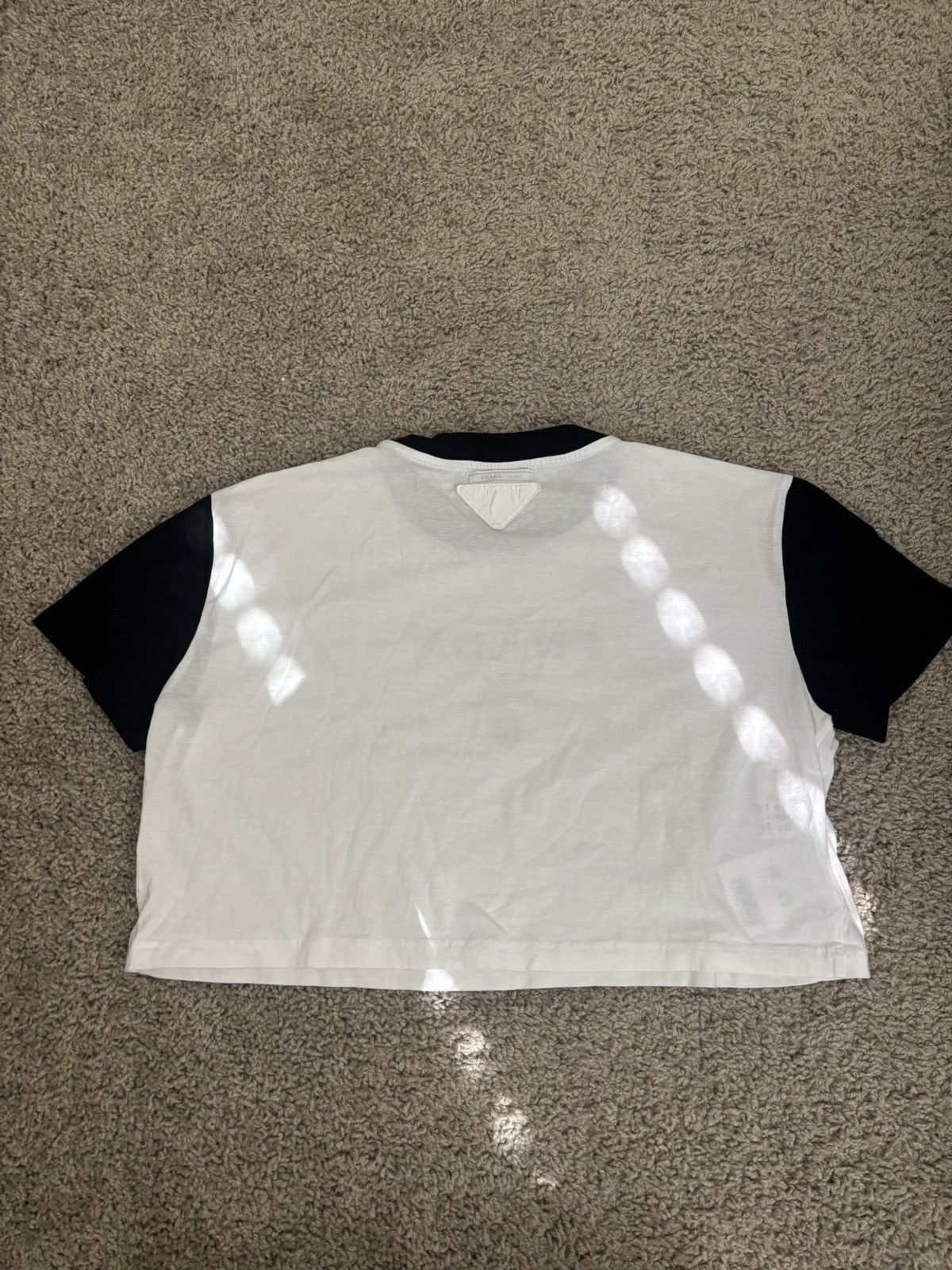Prada Prada Cropped T-Shirt Size M / US 6-8 / IT 42-44 - 3 Thumbnail