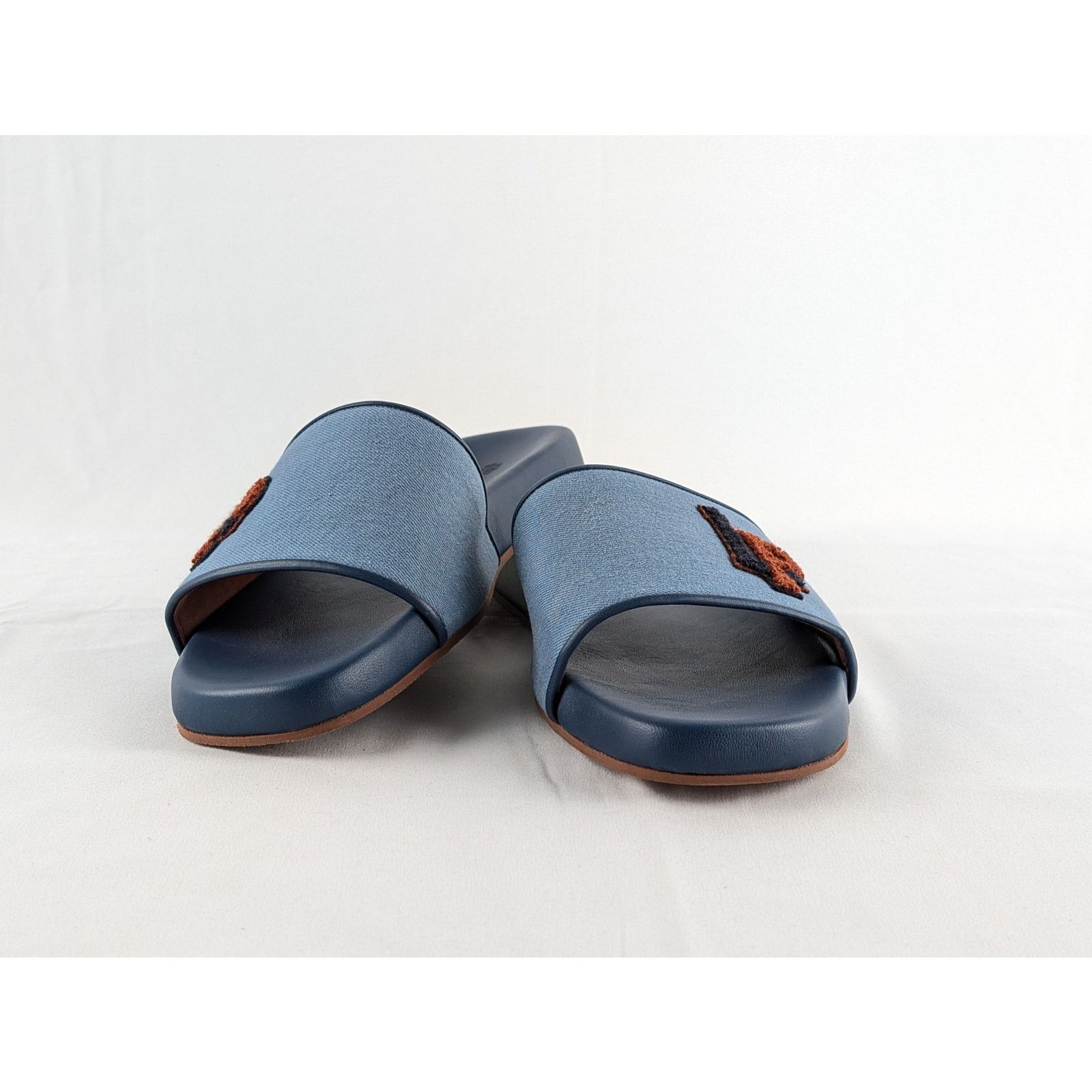 Loro Piana o1rshd1 Sea-Slide LP College Walk New York Dy in Blue Size US 10 / EU 43 - 9 Thumbnail