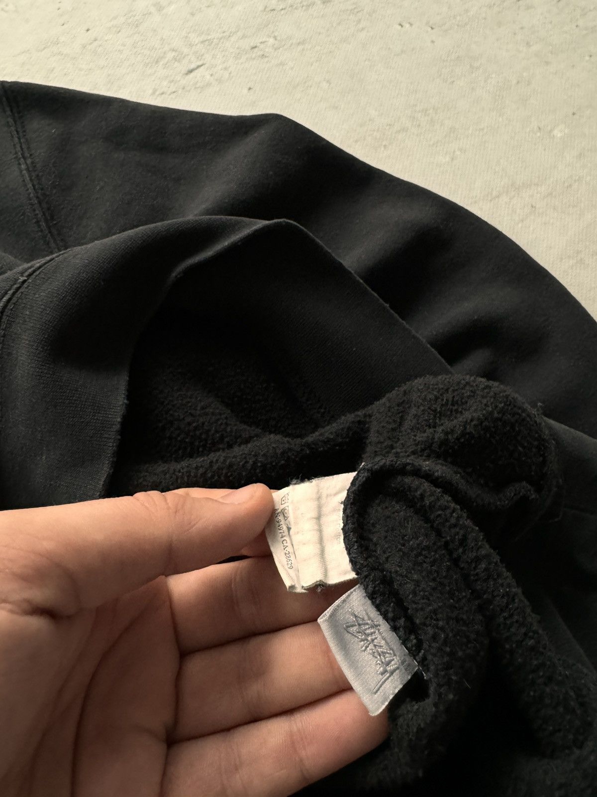 Stussy × Vintage STUSSY CENTER LOGO VINTAGE OVERSIZE SWEATSHIRT Size US S / EU 44-46 / 1 - 6 Thumbnail