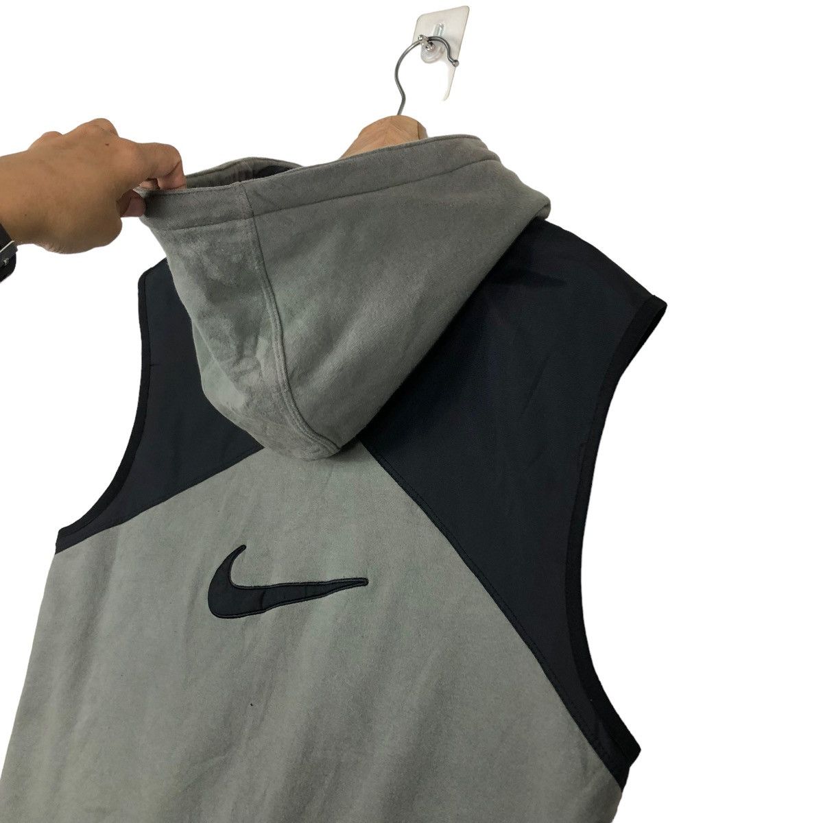 Nike 🔥VINTAGE RUNNING TANKTOP NIKE BIG SWOOSH Size US XL / EU 56 / 4 - 2 Thumbnail