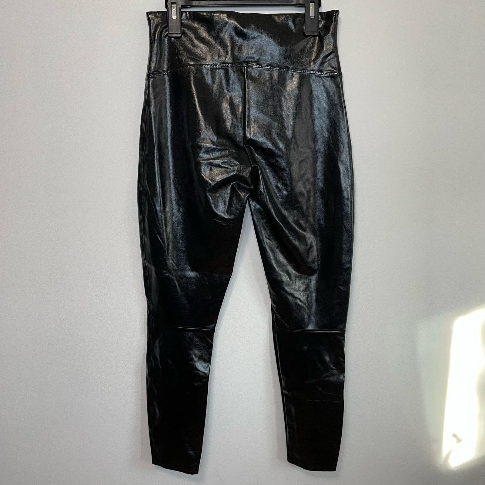 Spanx Spanx Faux Patent Leather Leggings XL Womens Pull On Shine Size 36" / US 14 / IT 50 - 3 Thumbnail