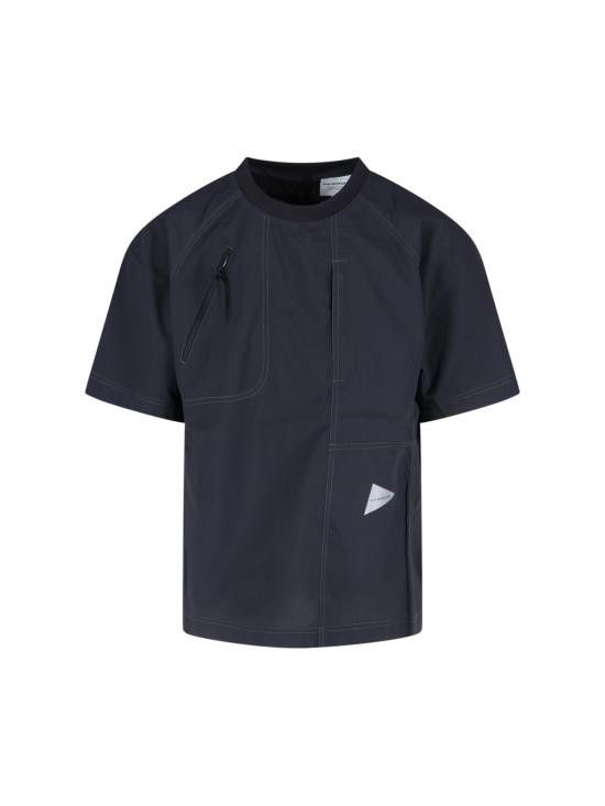 And Wander AND WANDER Men T-Shirts 5745154022 010 Black Size US M / EU 48-50 / 2 - 1 Thumbnail