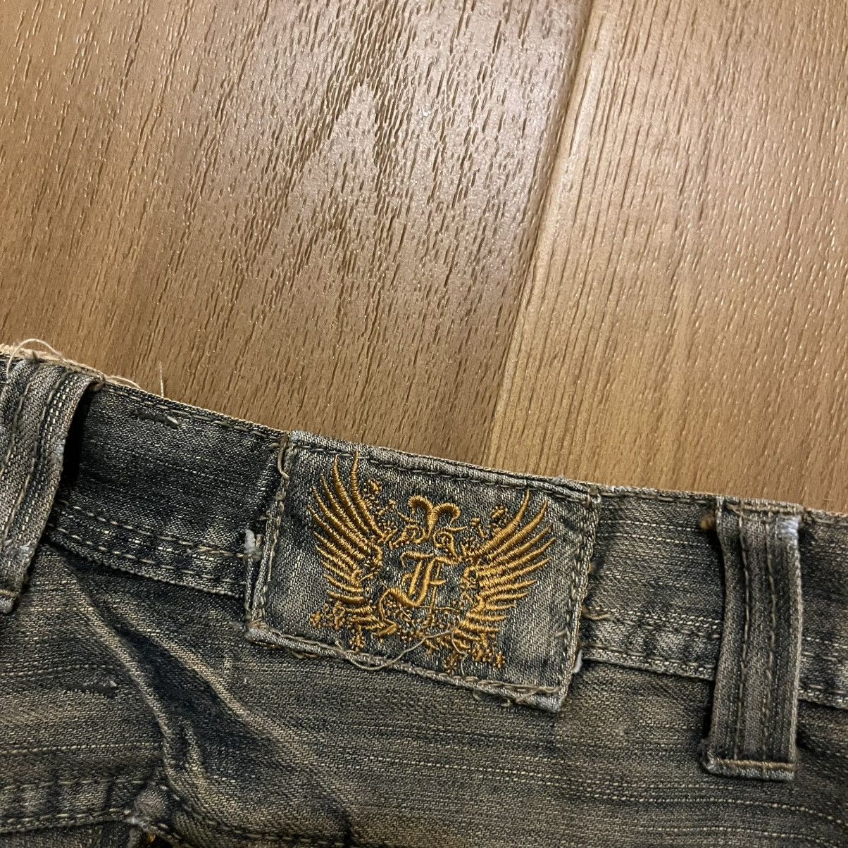 Japanese Brand Distressed Mudwash jeans Size US 34 / EU 50 - 4 Thumbnail