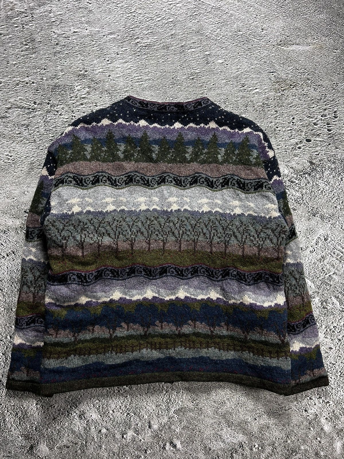 Vintage Vintage Icelandic Design western cardigan knit zip sweater Size US M / EU 48-50 / 2 - 9 Thumbnail