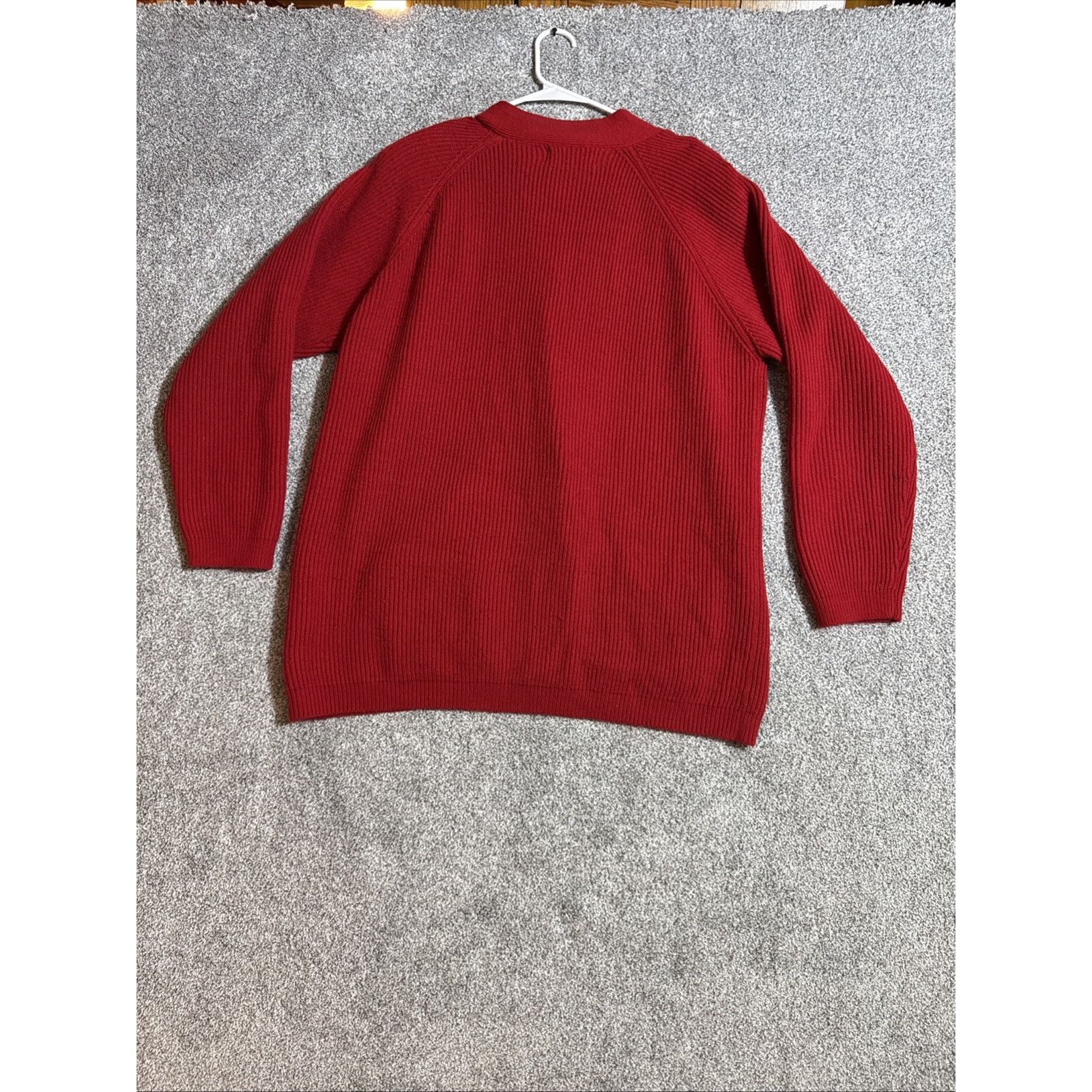 Other White Stag Cardigan Sweater Women XL Knit Shoulder Pads Size XL / US 12-14 / IT 48-50 - 6 Thumbnail