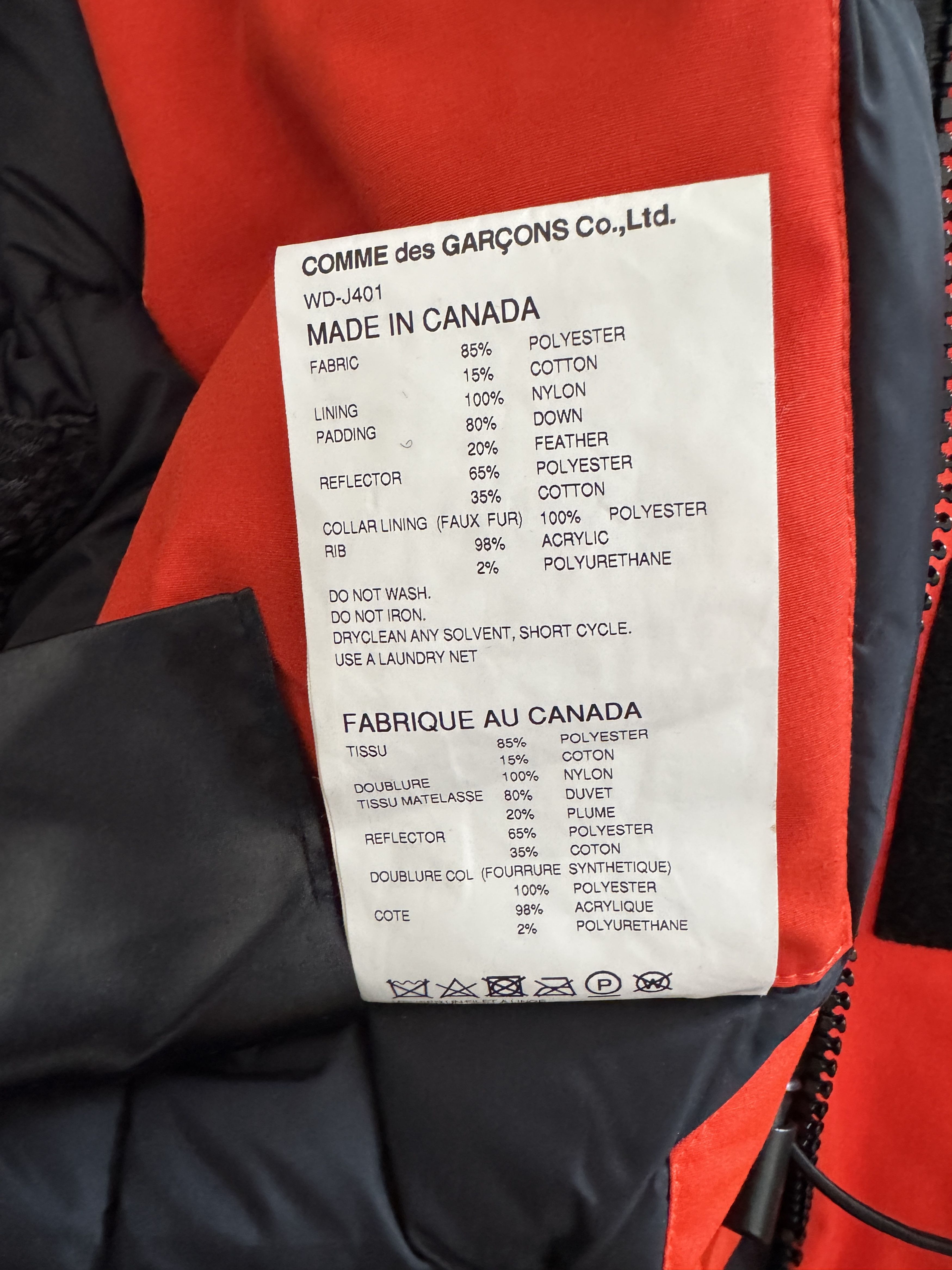 Canada Goose × Junya Watanabe Canada Goose x Junya Watanabe Hooded Down Parka Size US XL / EU 56 / 4 - 4 Thumbnail
