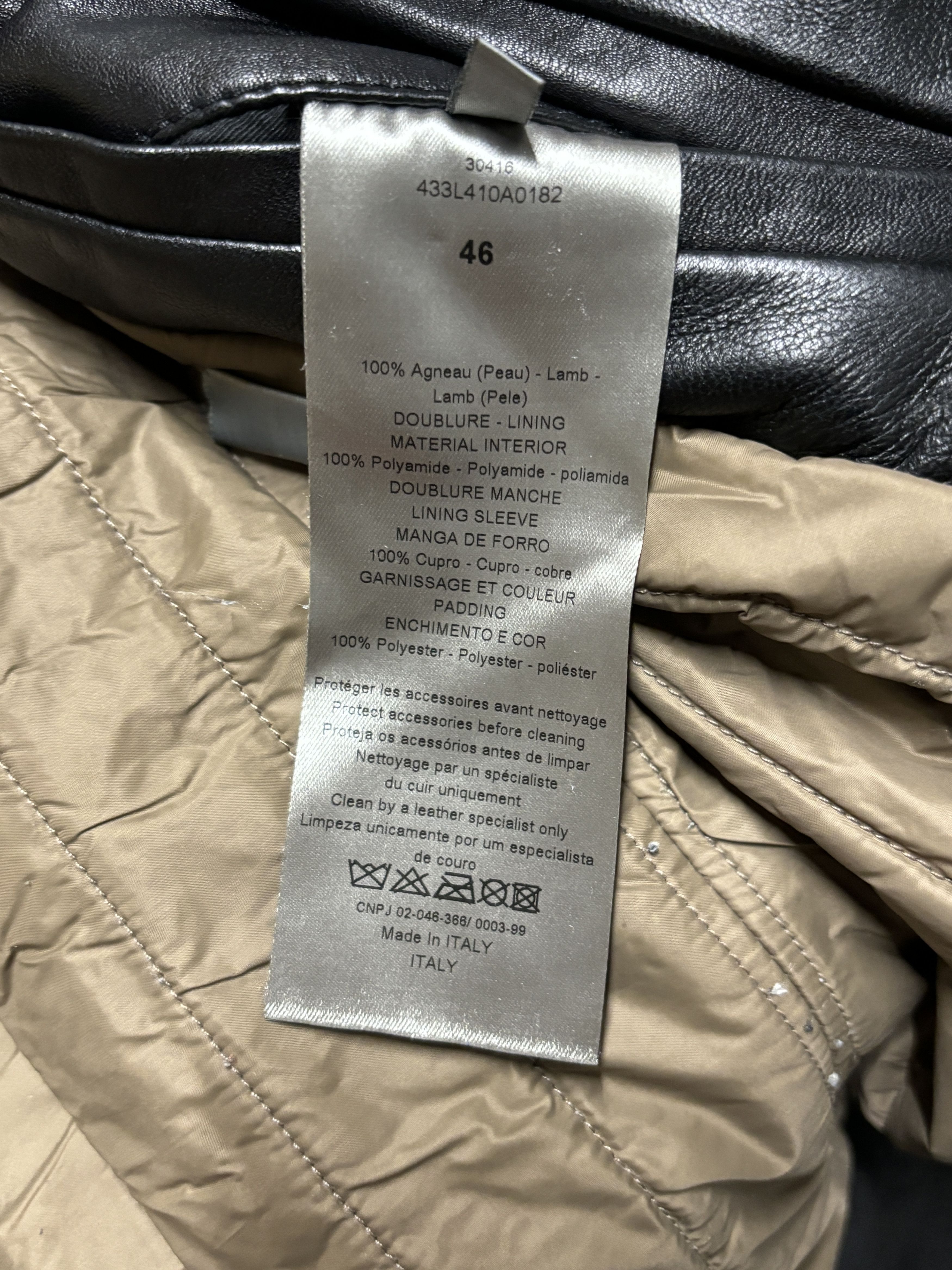 Dior ⚡️QUICK SALE⚡️Dior by KVA Black Leather Biker Jacket Size US S / EU 44-46 / 1 - 9 Thumbnail