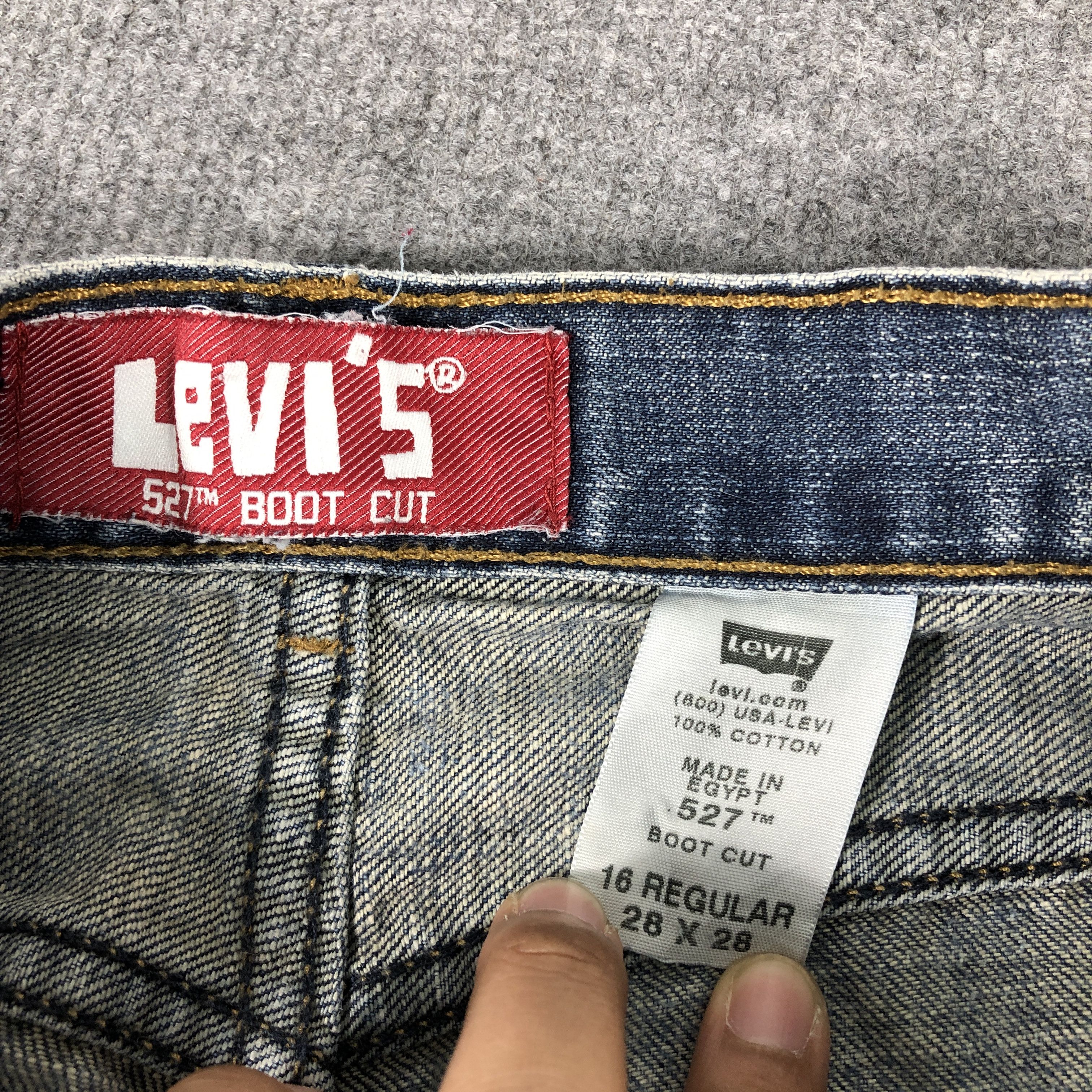 Levi's × Vintage Womens Vintage Levis 527 Jeans Boot Cut Flare L876W Size 30" / US 8 / IT 44 - 9 Thumbnail