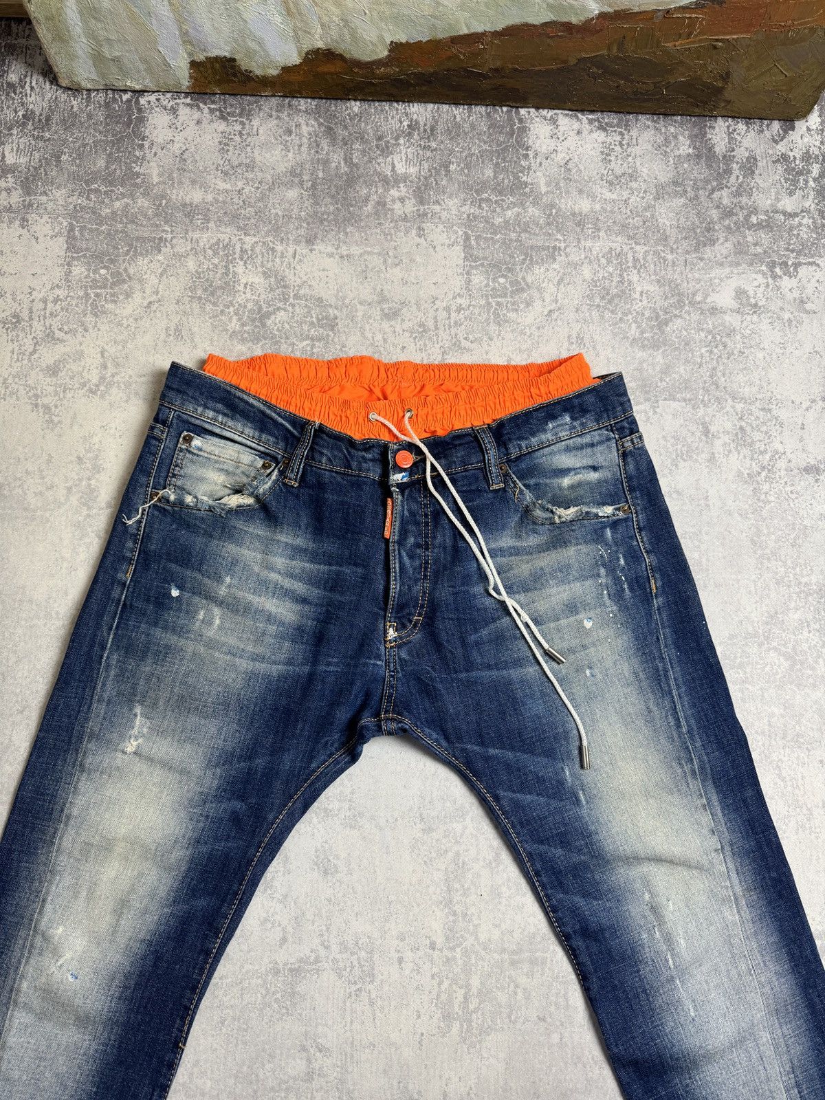 Dsquared2 RARE Dsquared2 Distressed Beach Shorts Y2K Japanese Jeans Size US 32 / EU 48 - 8 Thumbnail