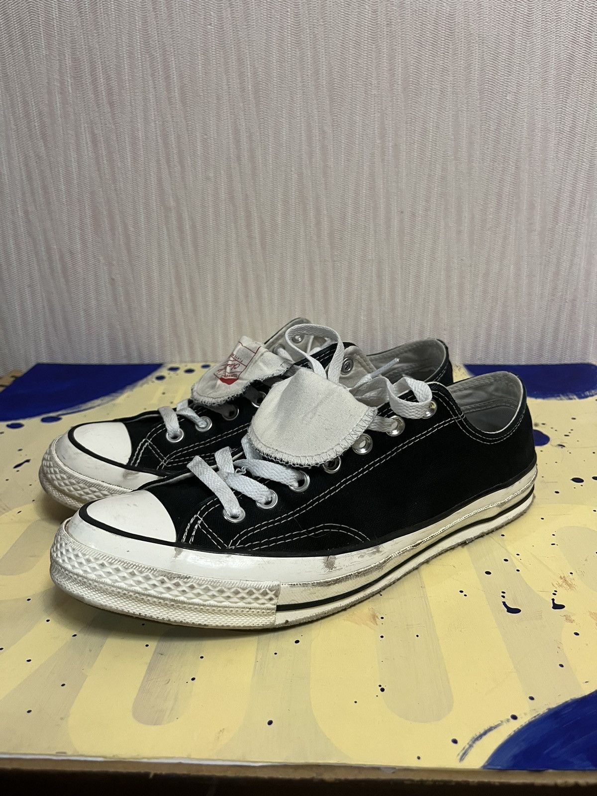 Converse Black canvas converse ctas 70s low shoes Size US 9 / EU 42 - 1 Thumbnail