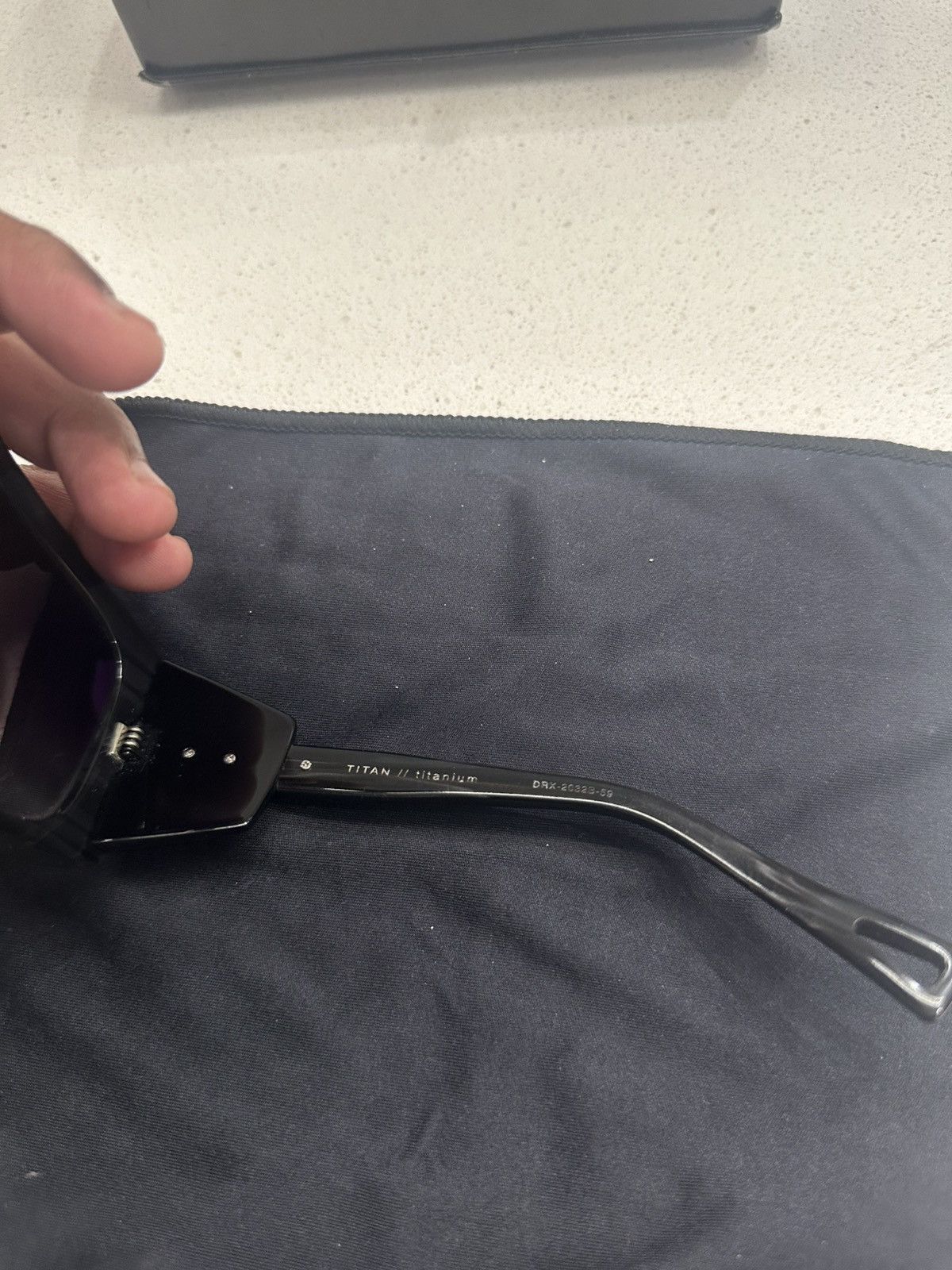 Dita 2012 Dita Titan Titanium Sunglasses DRX-2032B-59 Size ONE SIZE - 6 Thumbnail