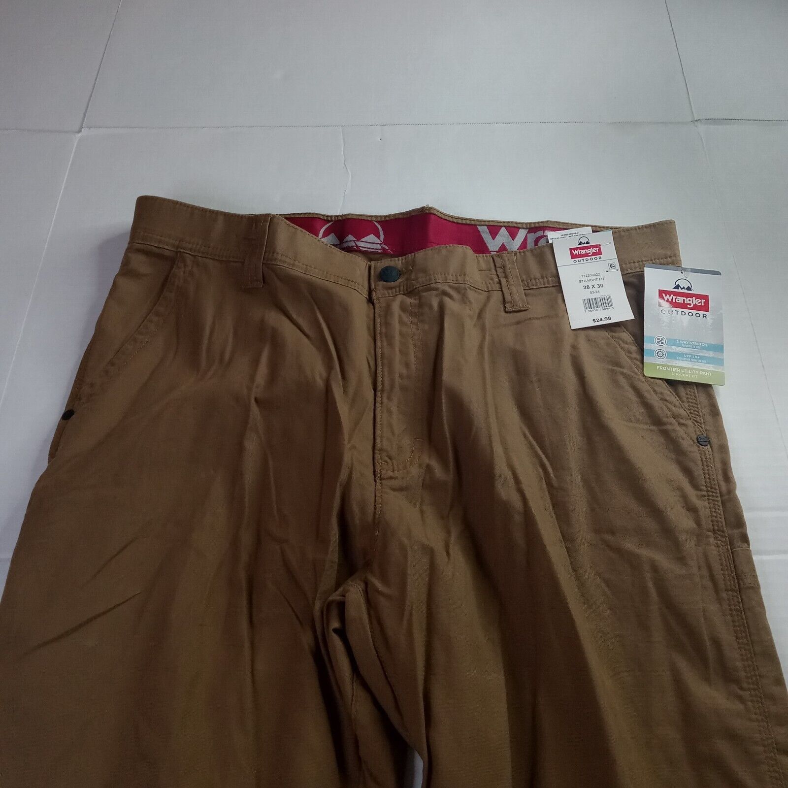 Wrangler Wrangler Outdoor Frontier Utility Pants Men's 38x30 Brown Size US 38 / EU 54 - 5 Thumbnail