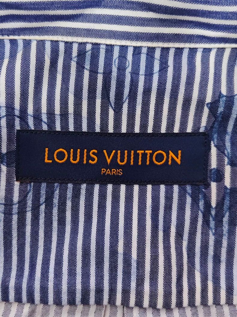 Louis Vuitton Louis Vuitton Ink striped denim shirt 2503-Nextarrow Size US S / EU 44-46 / 1 - 5 Thumbnail