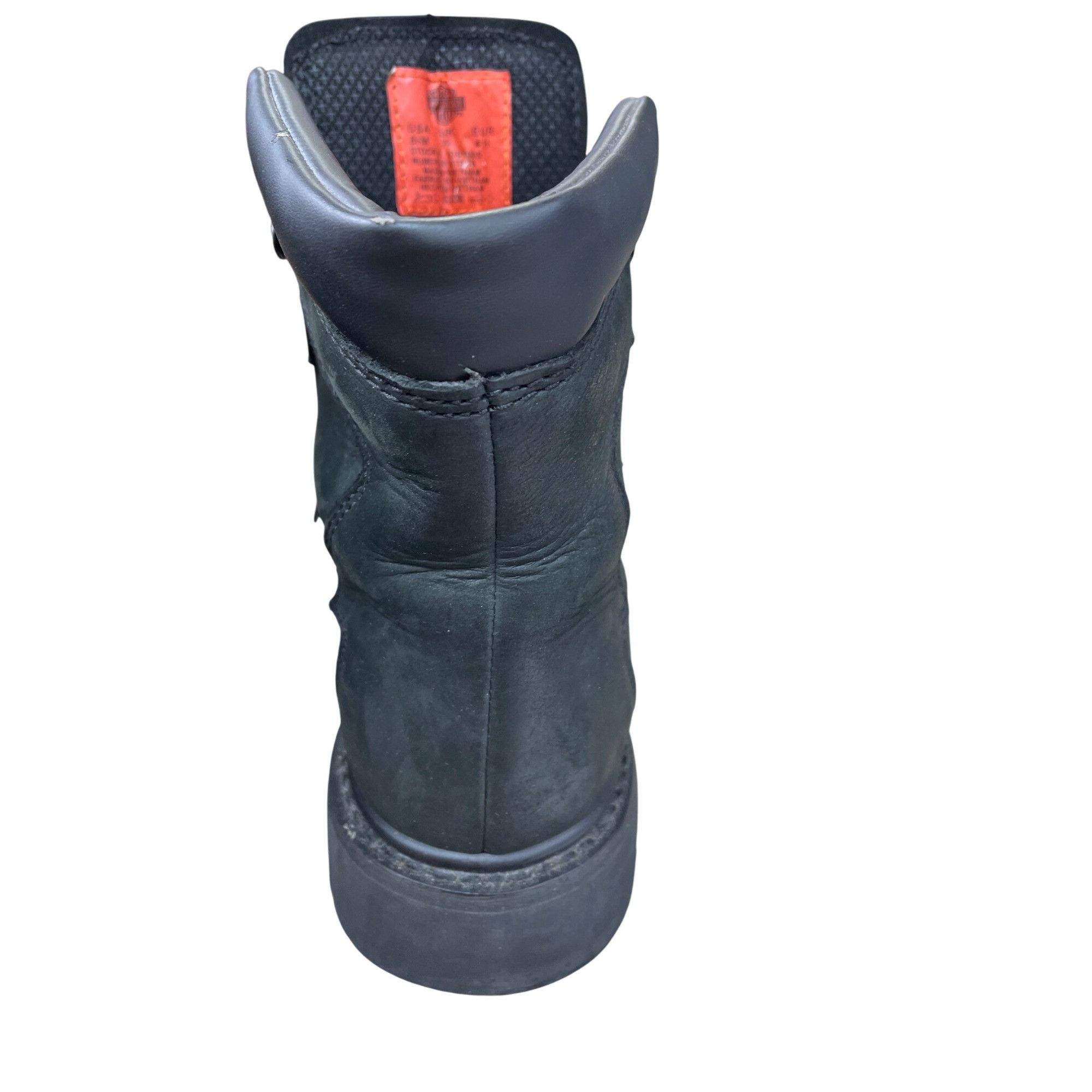 Harley Davidson Harley-Davidson Mens Black Leather Ankle Riding Boots Size 8 Size US 8.5 / EU 41-42 - 15 Thumbnail