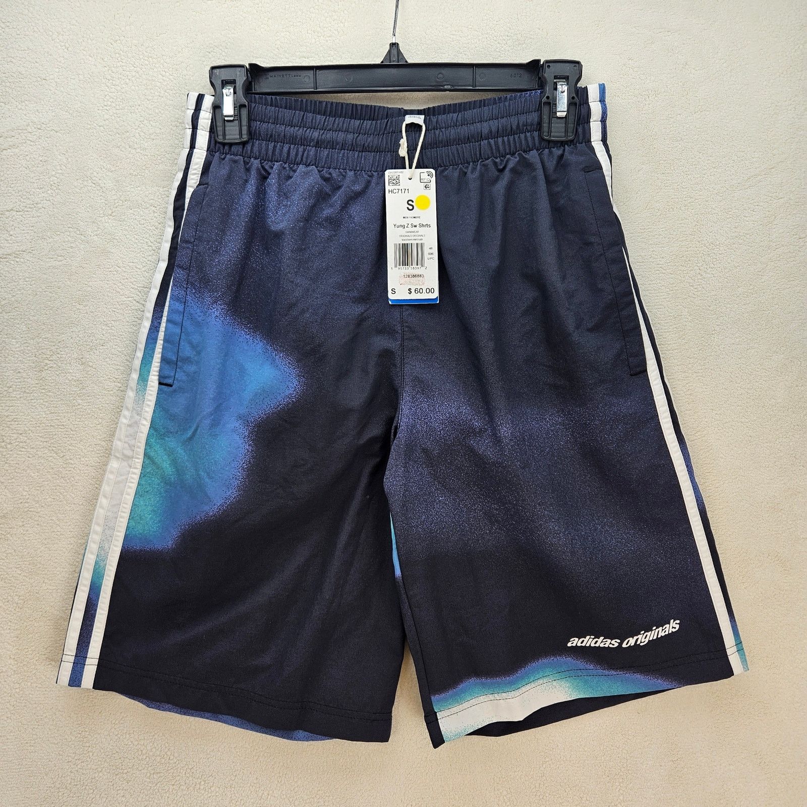 Adidas ADIDAS ORIGINAL MEN'S SMALL YUNG Z SWIM SHORTS TRUNKS HC7171 Size US 31 - 1 Thumbnail