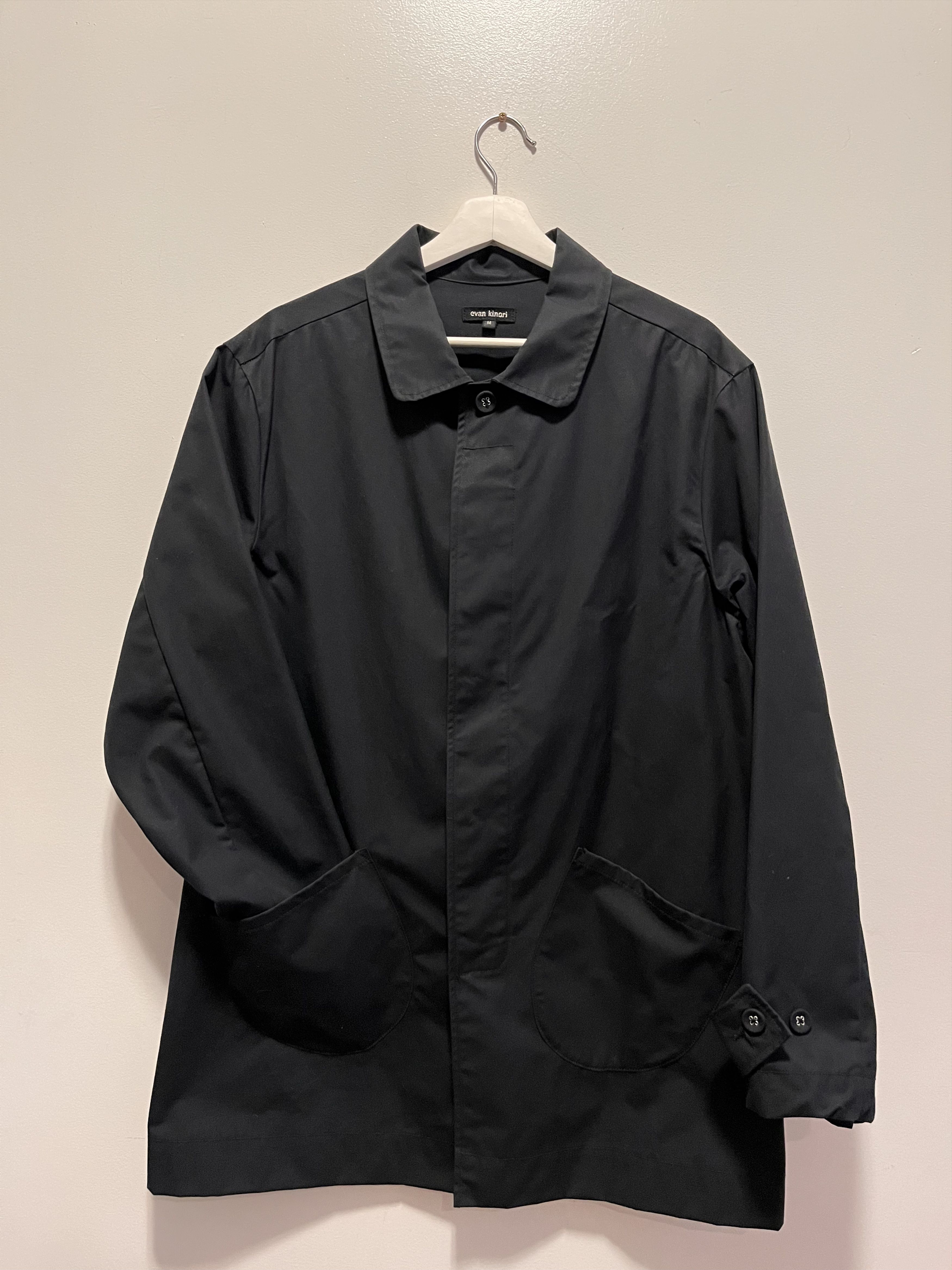 Evan Kinori Cotton Trench Coat