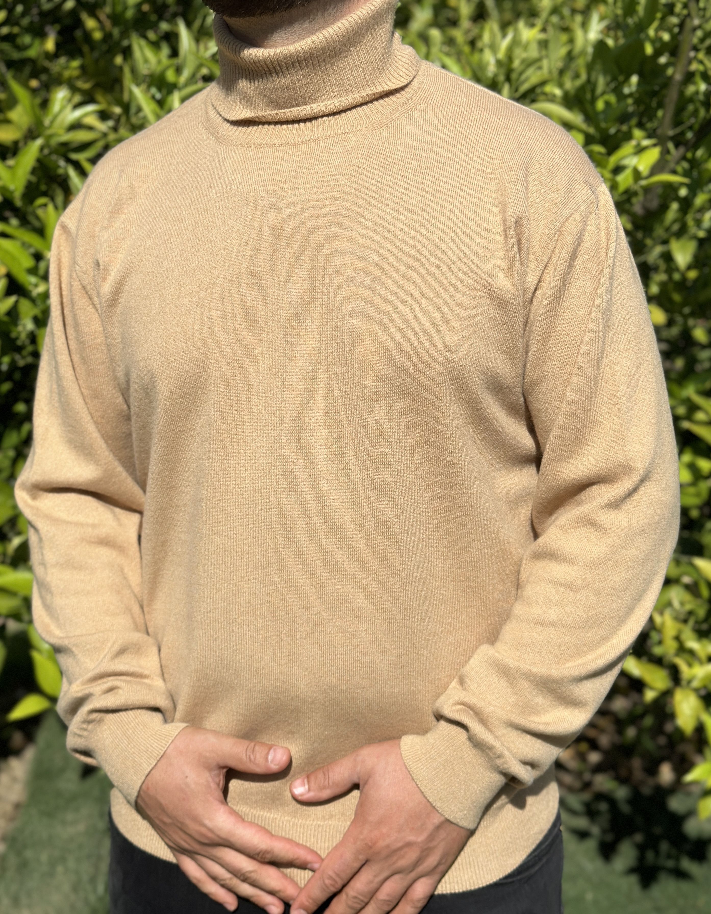 Brioni Cashmere Brioni Solid Light Turtle Neck Size 2XL Slim Fit Size US XXL / EU 58 / 5 - 5 Thumbnail