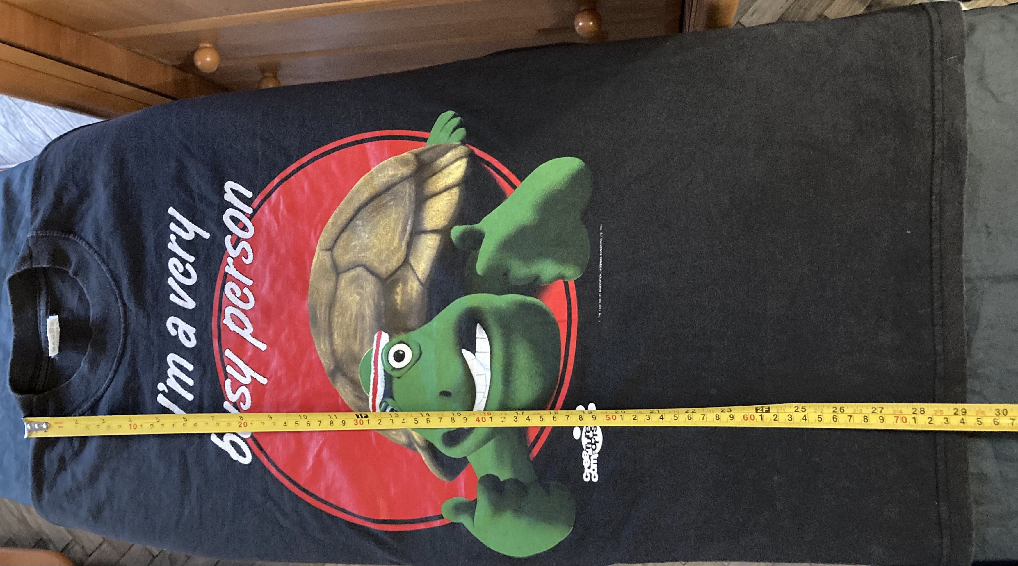 Vintage Vintage 1991 I am very busy person Wallace Gromit t-shirt Size US XL / EU 56 / 4 - 8 Thumbnail