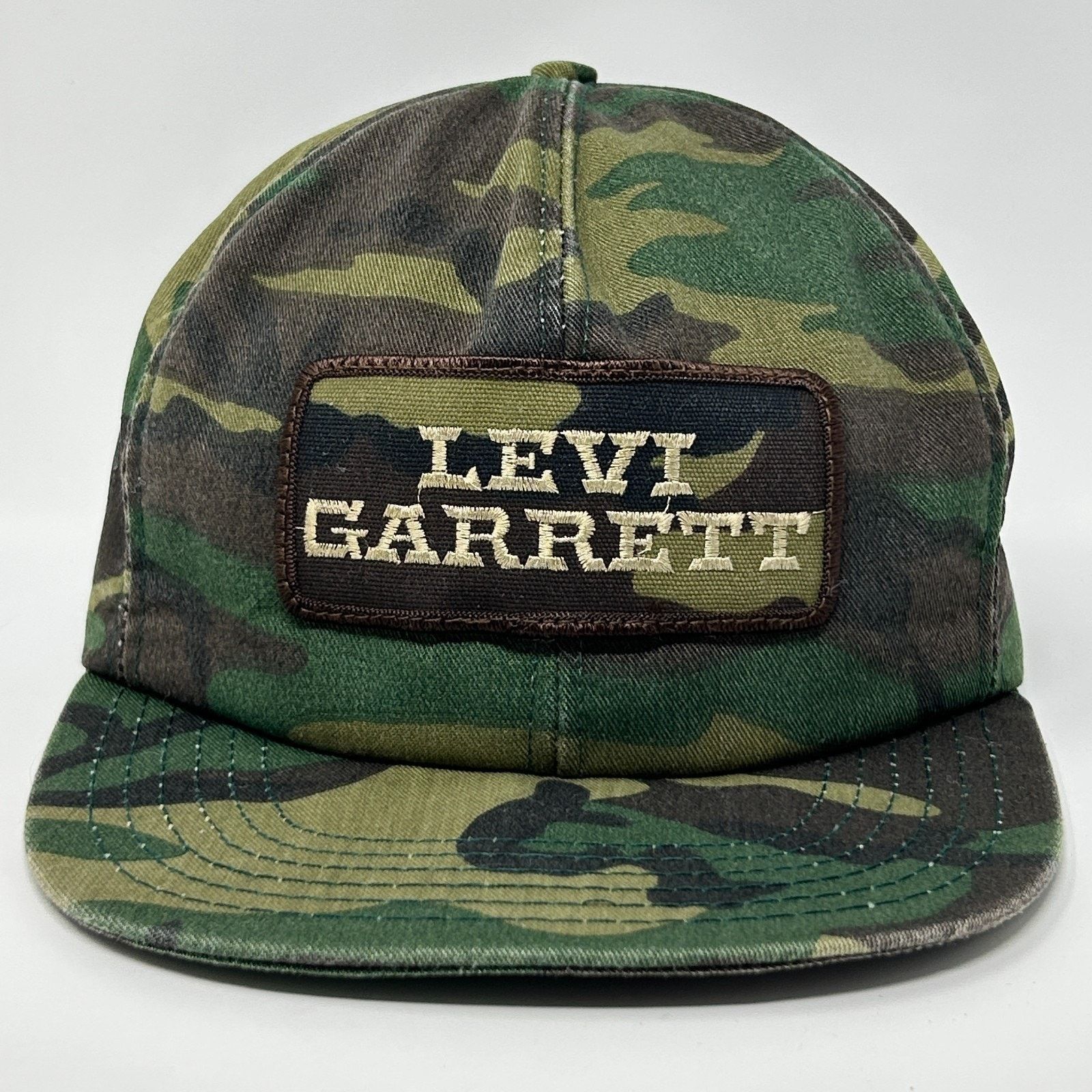 Vintage Vintage Levi Garrett Chewing Tobacco Hat Baseball Cap Camo Size ONE SIZE - 1 Thumbnail