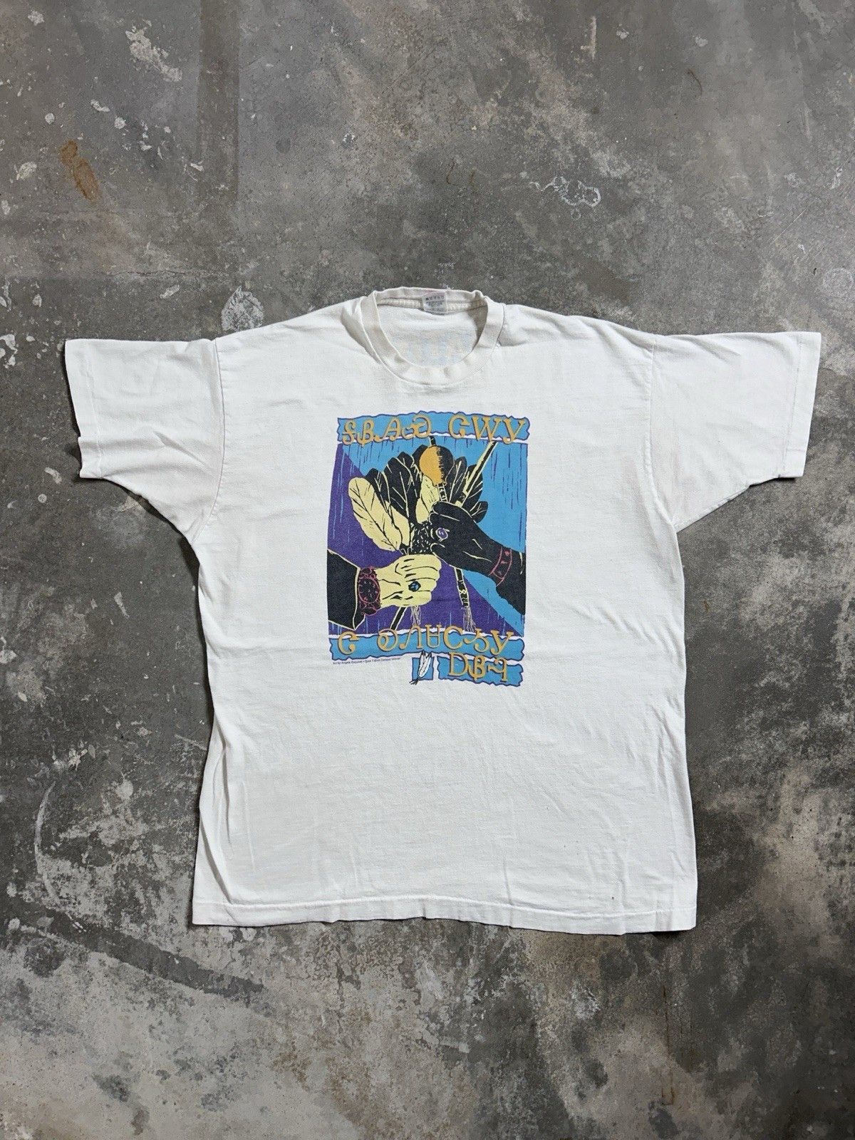 Native Vintage 90’s Native Art Naturally T-Shirt Size 2XL Size US XXL / EU 58 / 5 - 1 Thumbnail