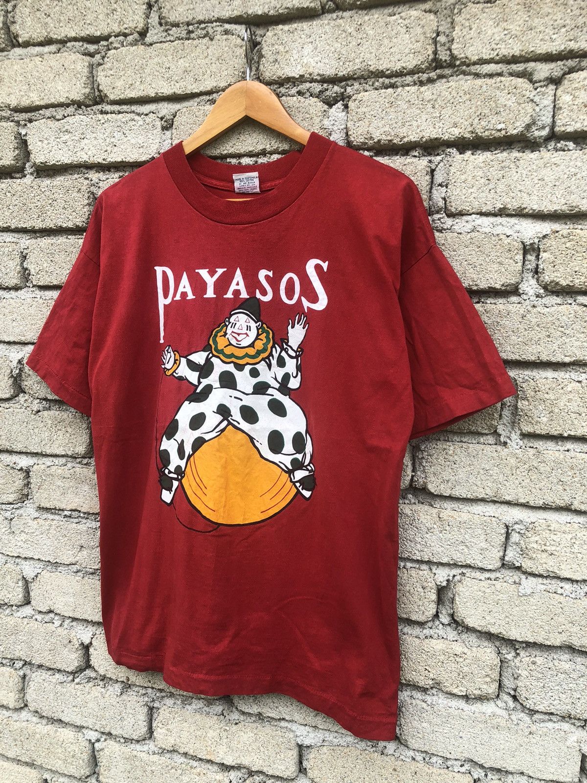 Vintage RARE Vintage Payasos Clown Ciggarate Promo Tee Size US L / EU 52-54 / 3 - 3 Thumbnail