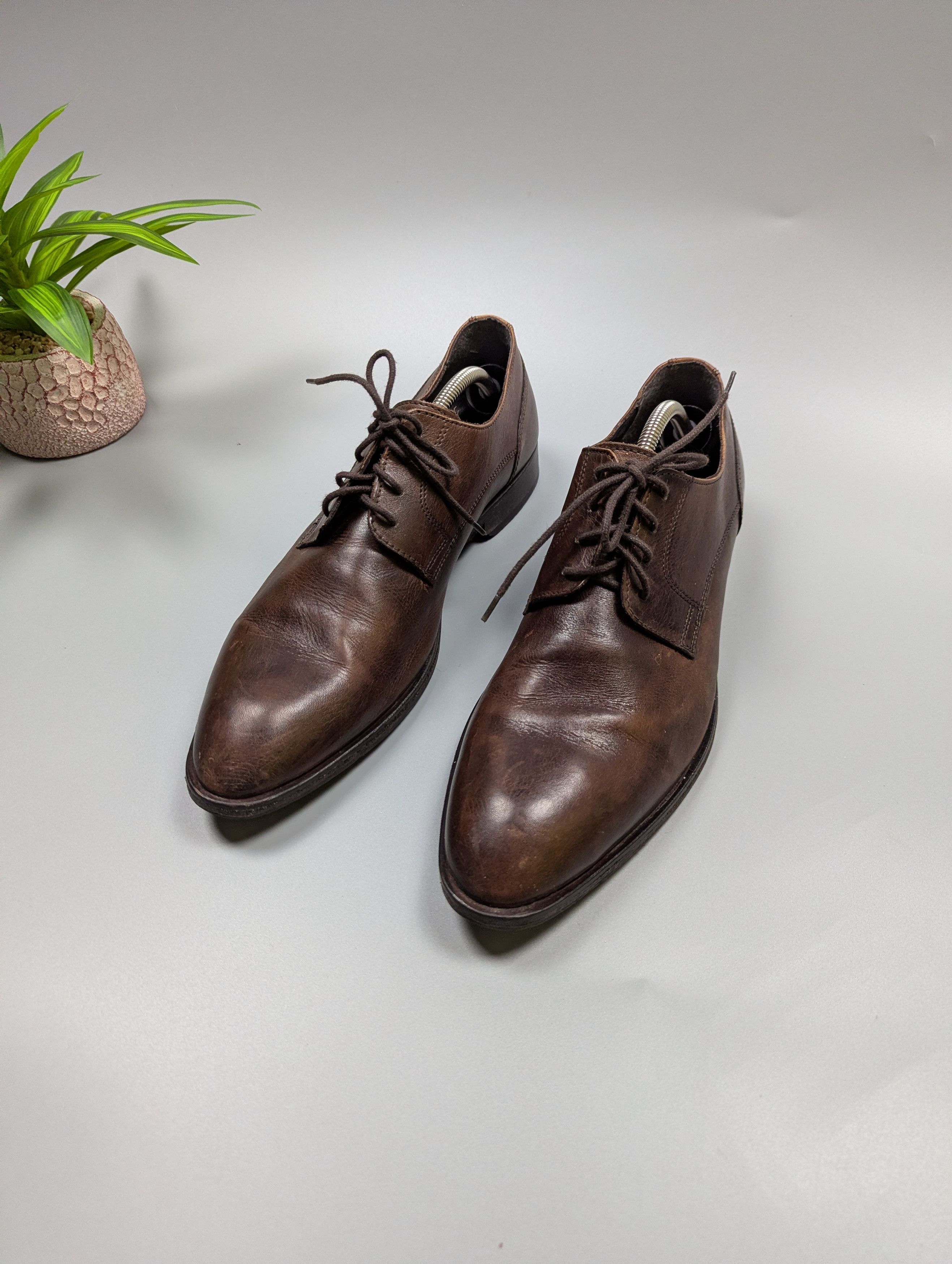 Mercedes-Benz Rare Vintage Mercedes-Benz Oxford Dress Shoes EU 43 Size US 9.5 / EU 42-43 - 9 Thumbnail