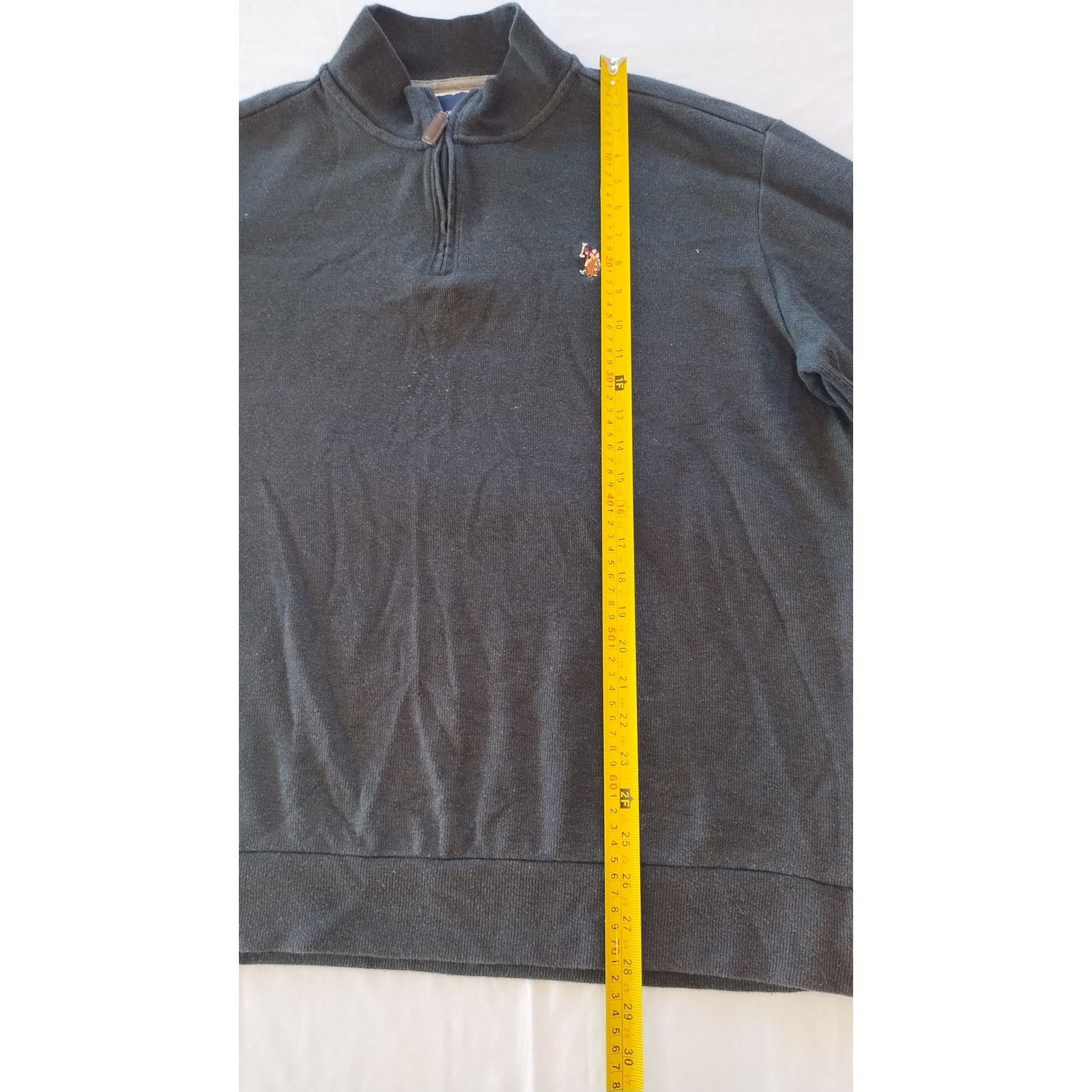 U.S. Polo Assn. US Polo Assn Men 1/4 Zip sweater Shirt Top XL Cotton Blend Size US XL / EU 56 / 4 - 8 Thumbnail