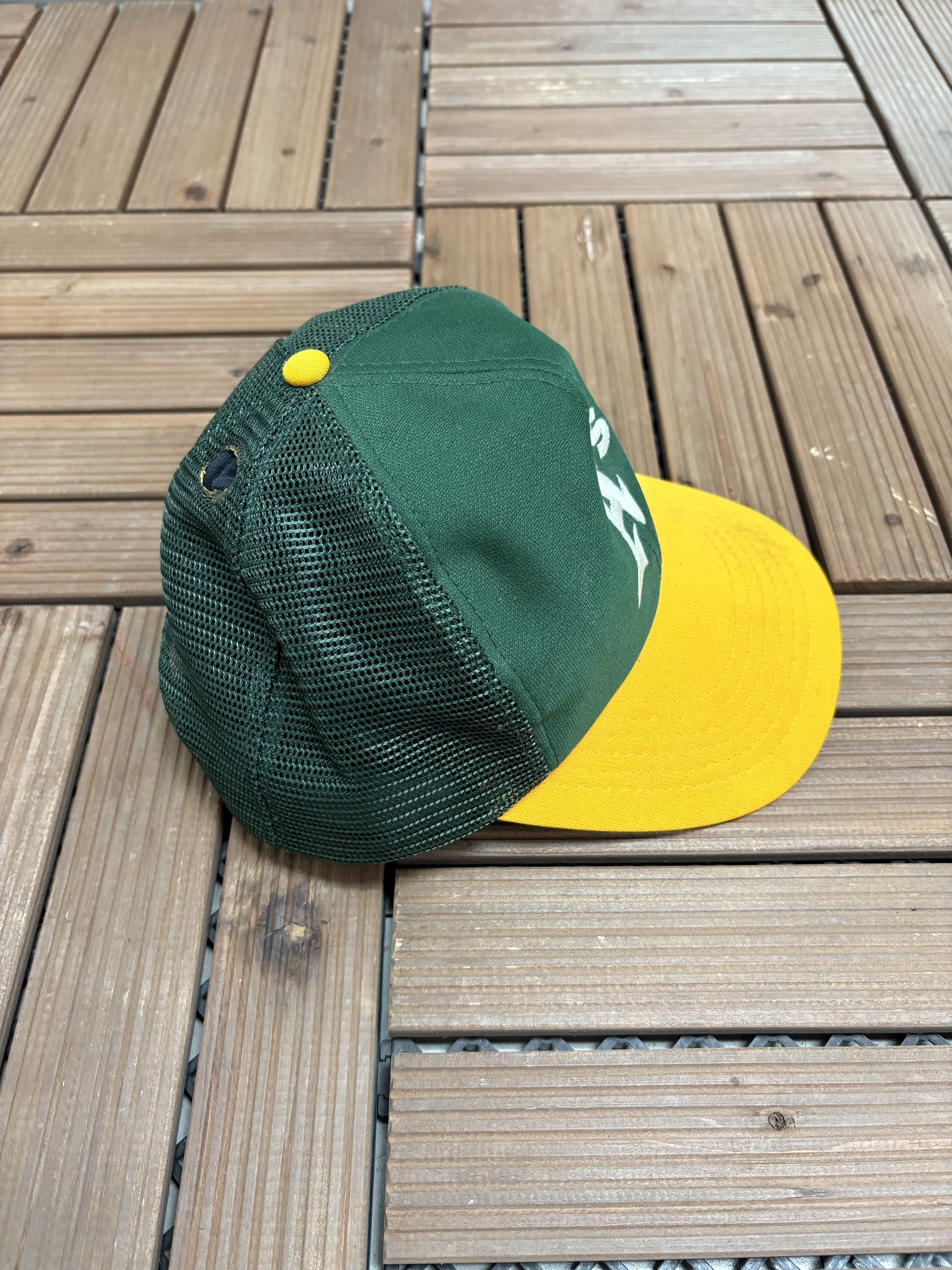 Vintage Oakland Athletics Vintage Green Snap Back Hat Cap Size ONE SIZE - 4 Thumbnail