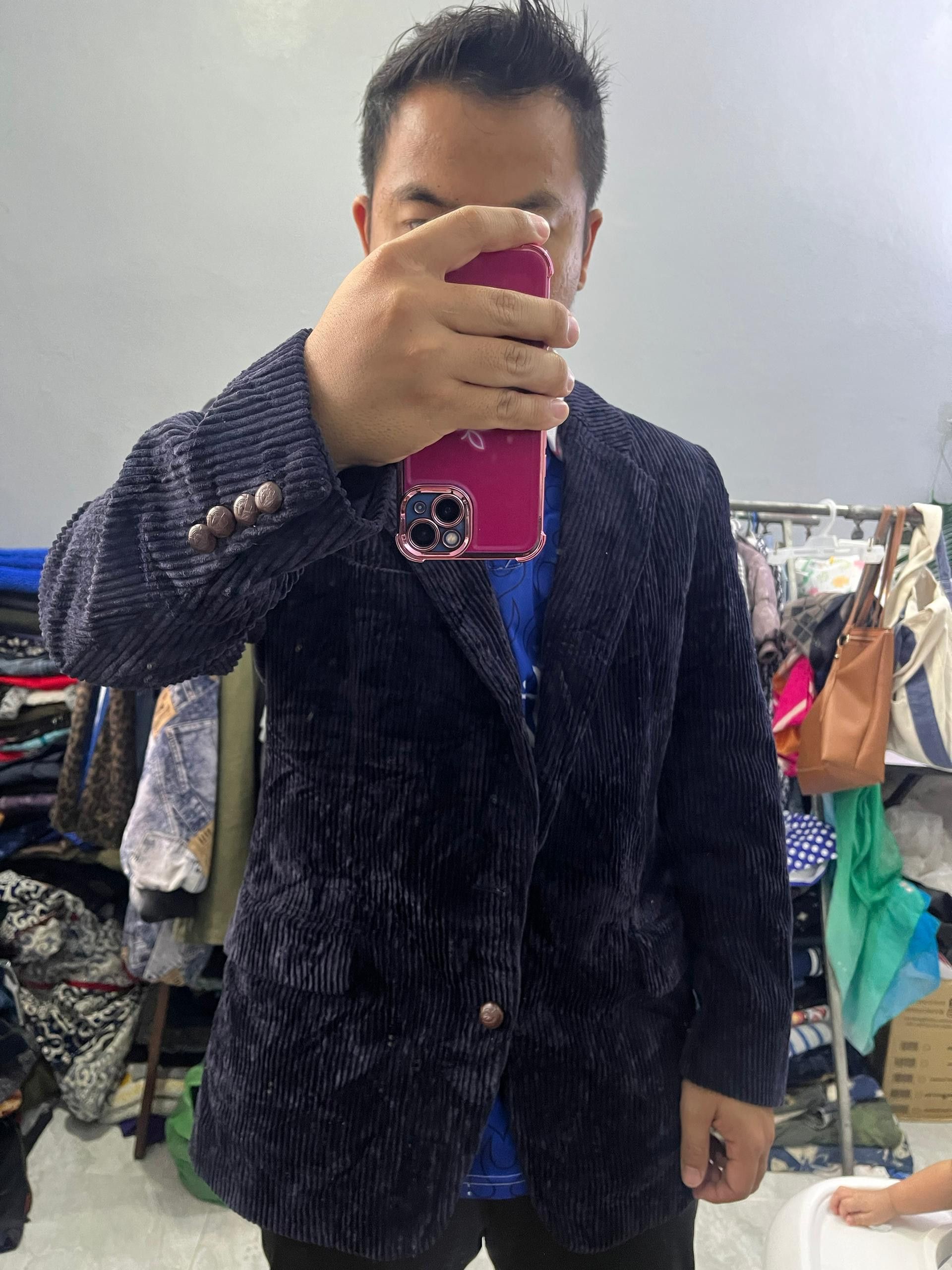 Chaps Ralph Lauren Vintage Chaps Ralph Lauren Corduroy Blazer Size US M / EU 48-50 / 2 - 14 Thumbnail