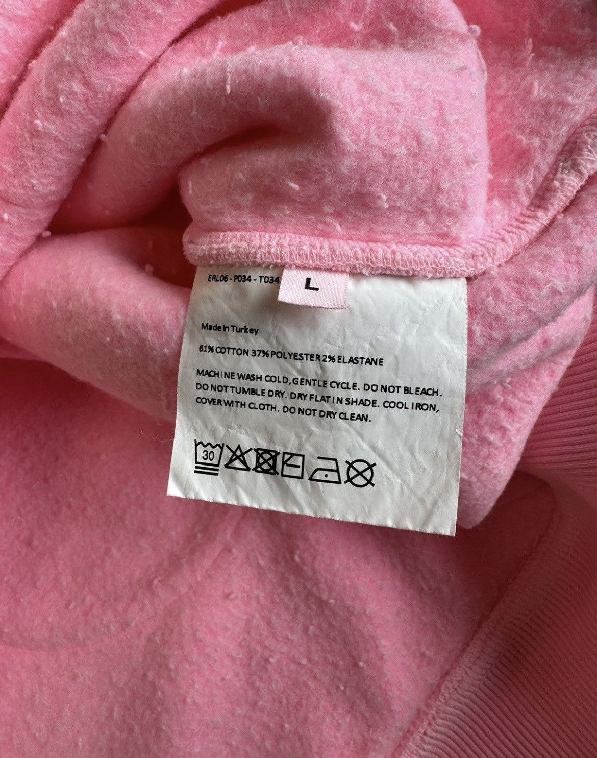 ERL Erl pink hoodie 10/10 Size US L / EU 52-54 / 3 - 3 Thumbnail