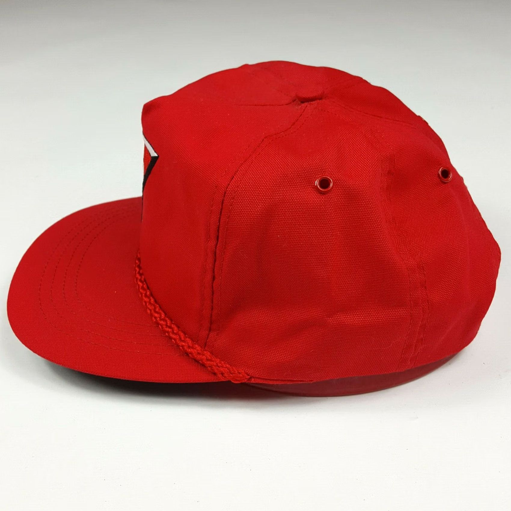 Vintage VINTAGE PB & S Red Snapback Trucker Hat Cap Embroidered Logo Men Adjustable Size ONE SIZE - 4 Thumbnail