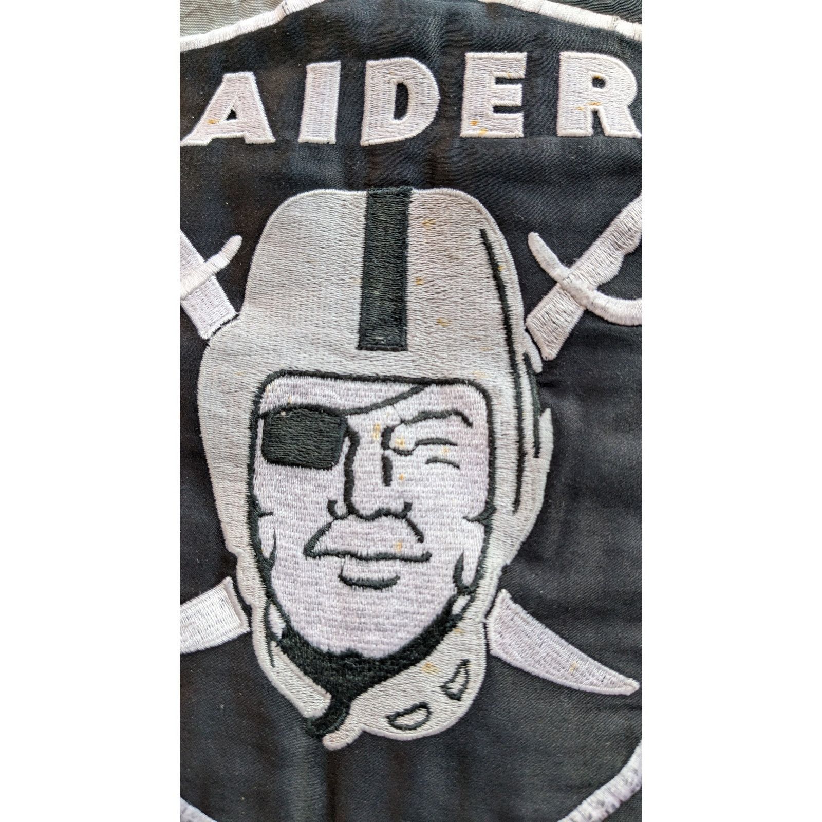NFL × Starter Oakland Raiders Vegas 90s puffer SPLIT S blk NFL Pro vtg Size US S / EU 44-46 / 1 - 6 Thumbnail