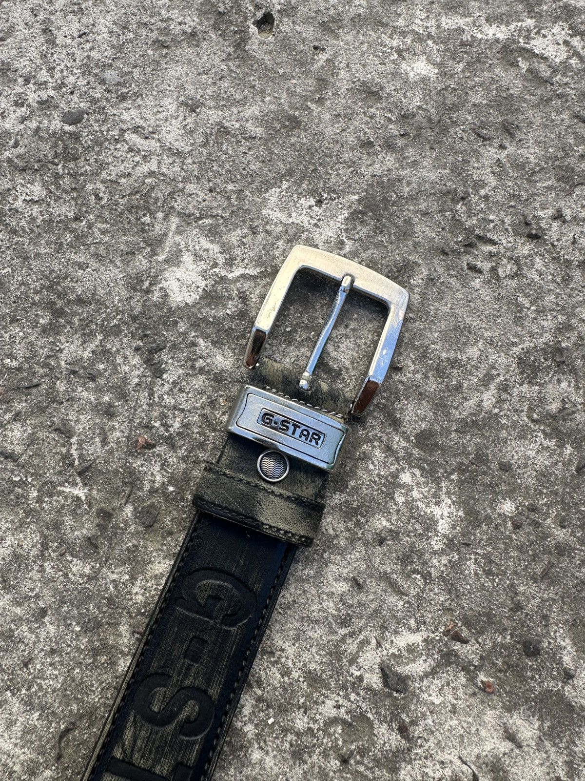 G-Star Y2K Vintage G-star Raw Logo Leather Belts Streetwear USA Size ONE SIZE - 4 Thumbnail