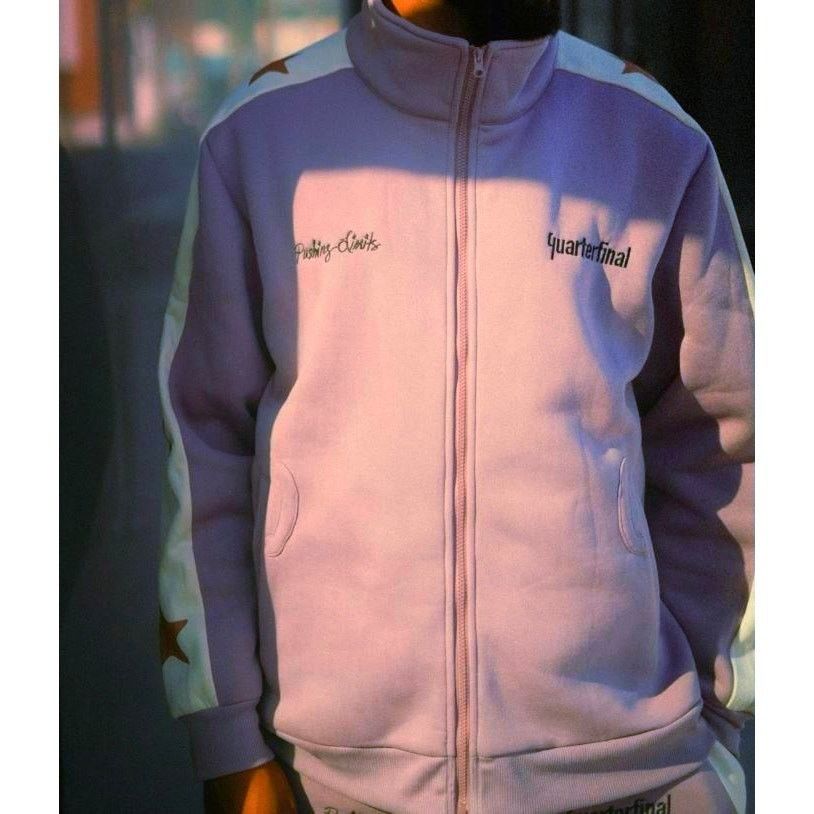 Other •NEW• Quarterfinals QTFL PURPLE STAR TRACK ZIPUP JACKET • XL Size US XL / EU 56 / 4 - 12 Thumbnail