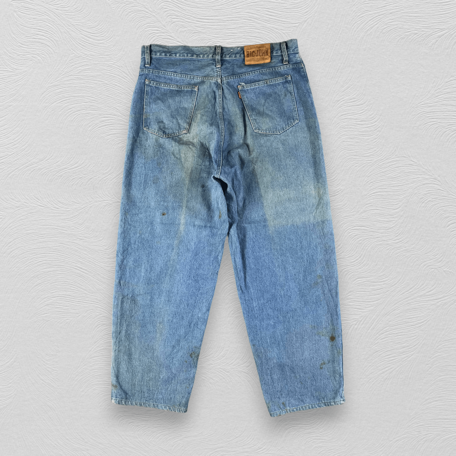 Big John Vintage Big John Jeans Dirty Wash Denim KJ1663 Size US 38 / EU 54 - 2 Thumbnail