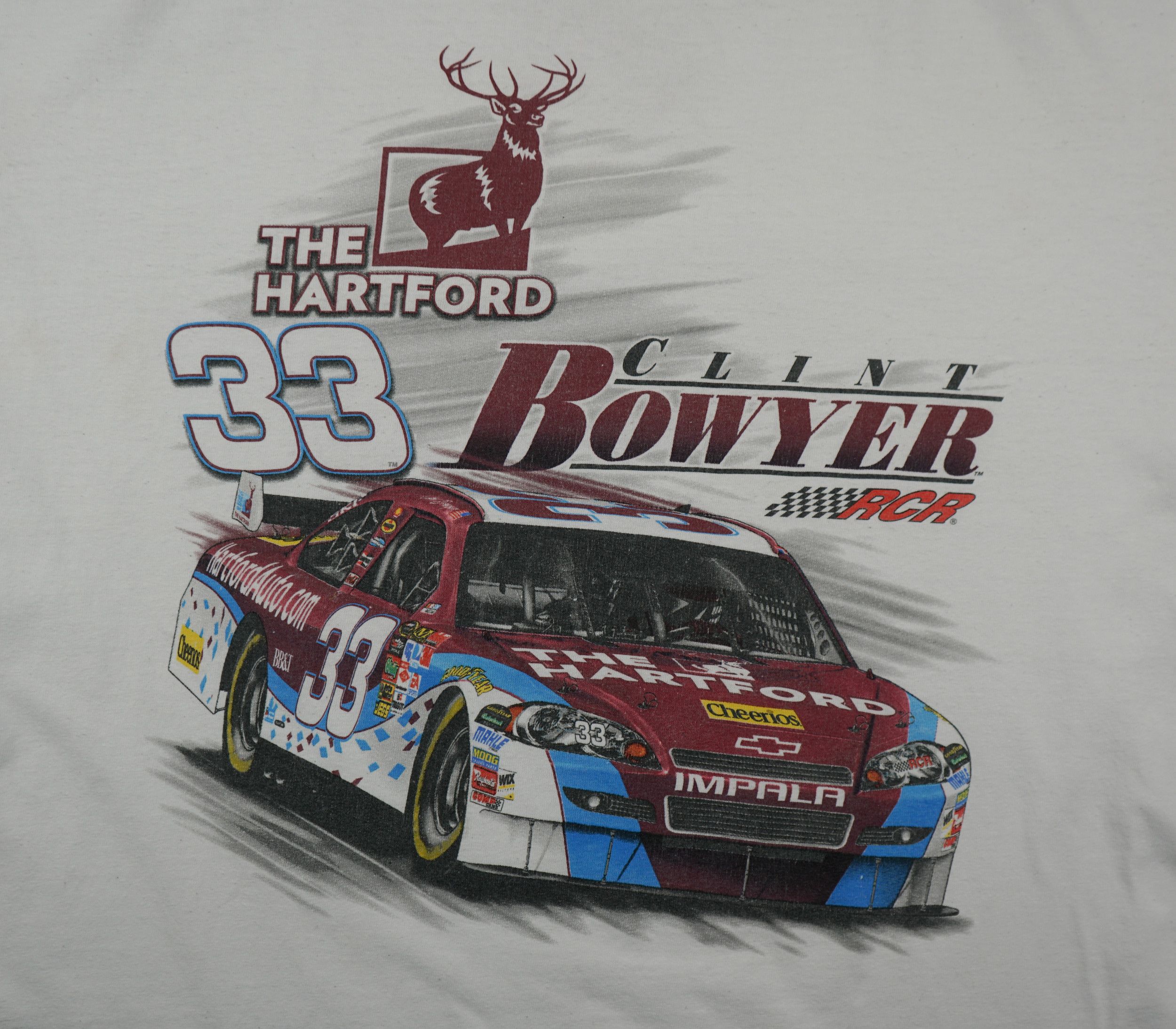 NASCAR × Vintage Vintage 2000s Clint Bowyer Nascar T-Shirt Size US XL / EU 56 / 4 - 2 Thumbnail