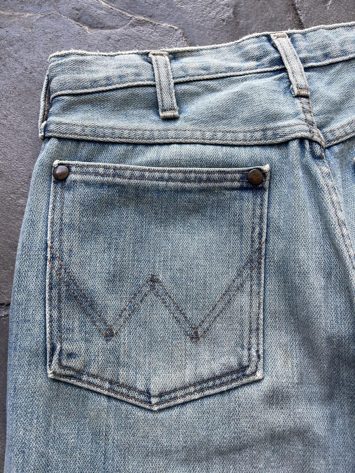 Wrangler JAPAN MADE Wrangler Cowboy Cut 14oz Broken Denim Lot 13MWZ Size US 28 / EU 44 - 5 Thumbnail