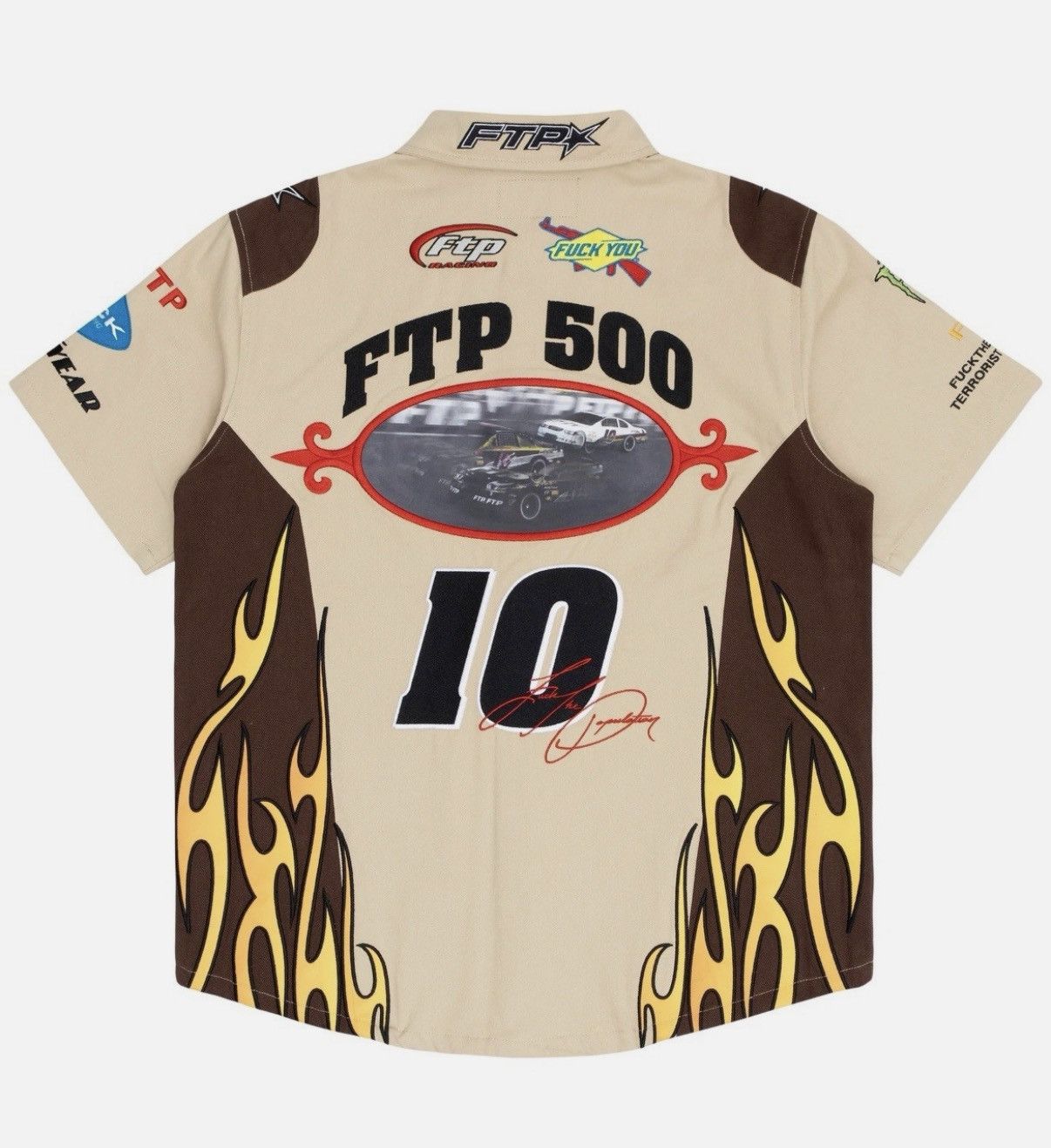 Fuck The Population FTP RACEWAY BUTTON UP Size US M / EU 48-50 / 2 - 5 Thumbnail