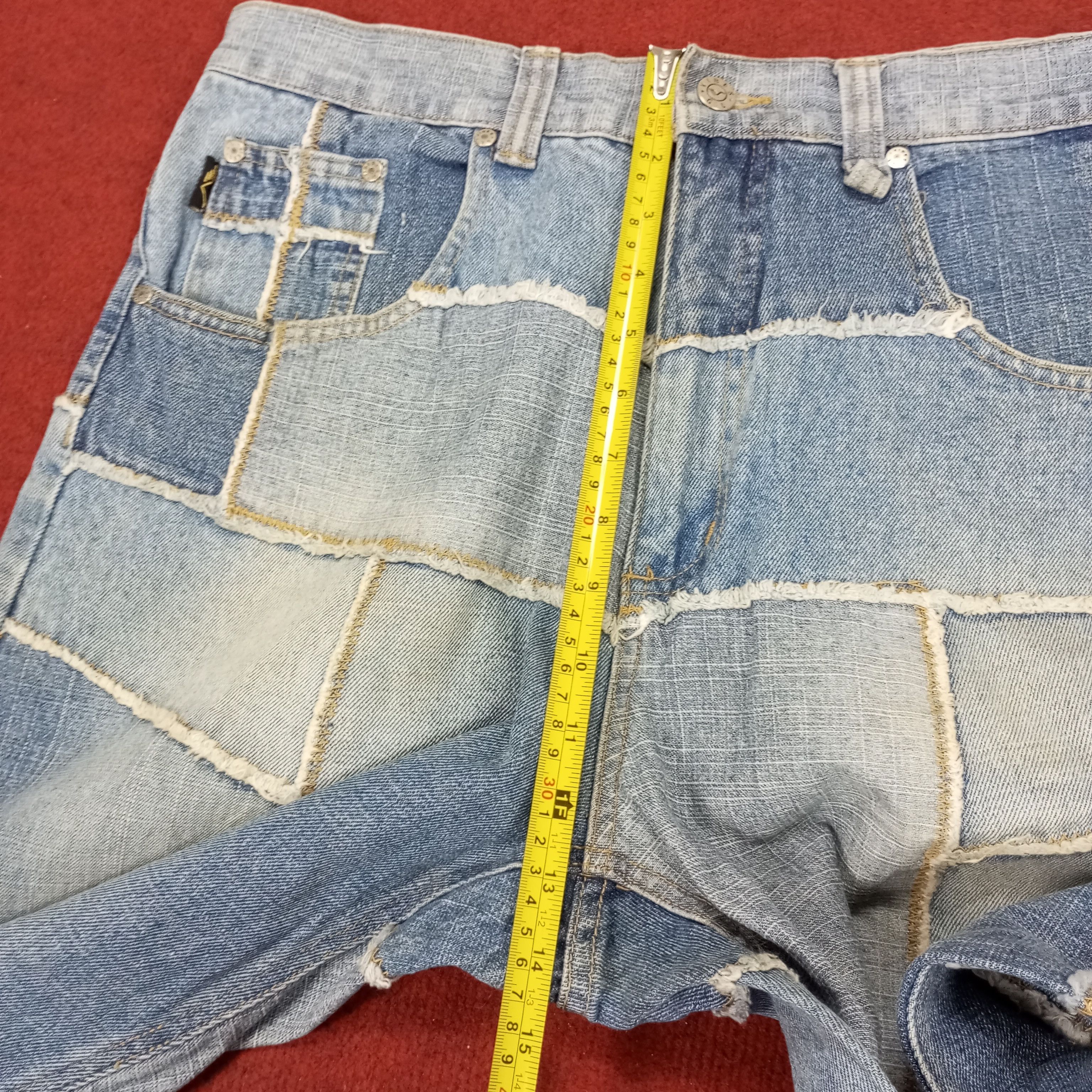 VIBE Vibes Gold Label Rare Fashion Patchwork Style Jeans Size US 34 / EU 50 - 8 Thumbnail