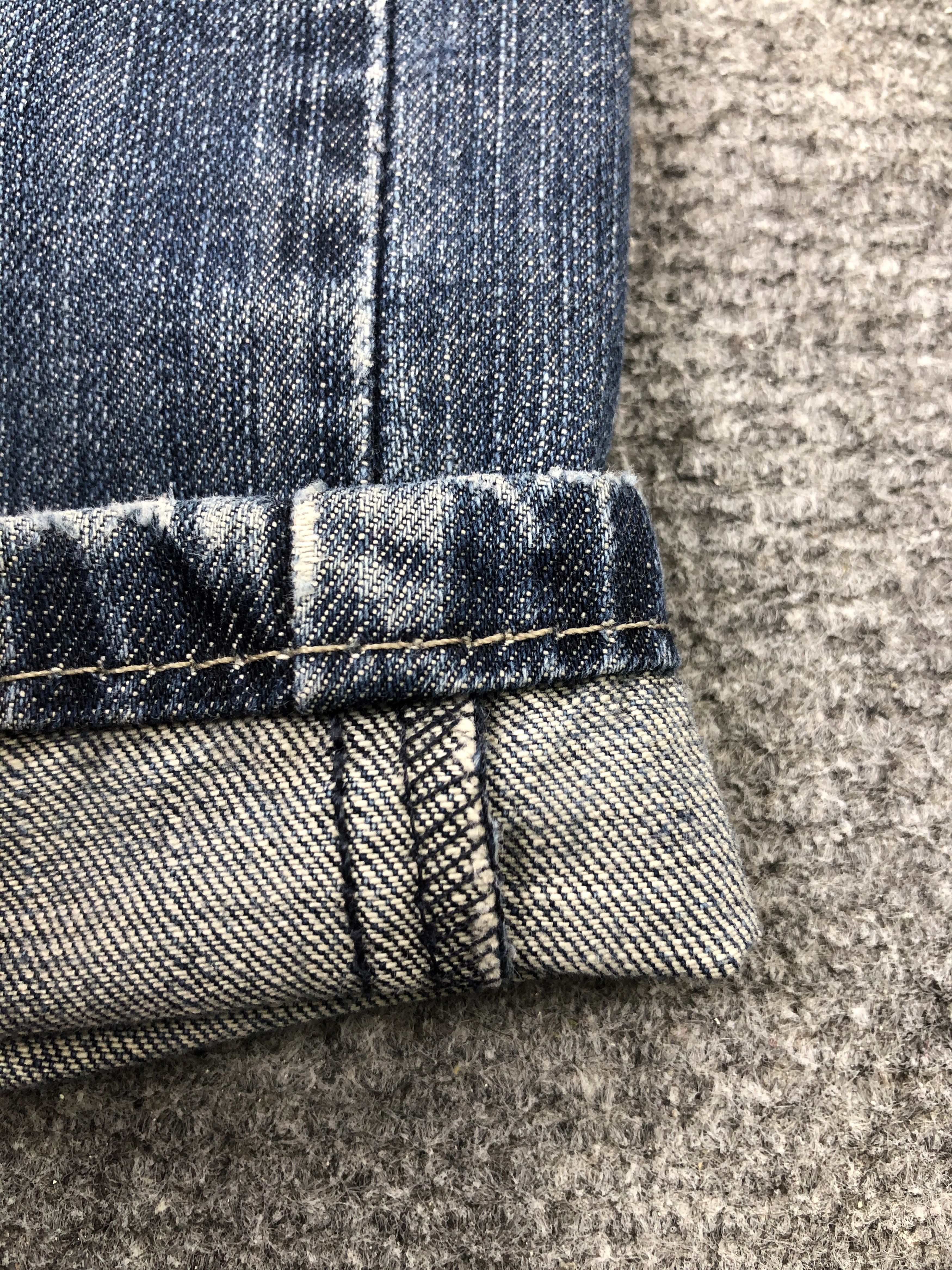 Levi's × Vintage Vintage Dirty Wash Levis 514 Slim Straight Jeans DP2462 Size US 33 - 12 Thumbnail