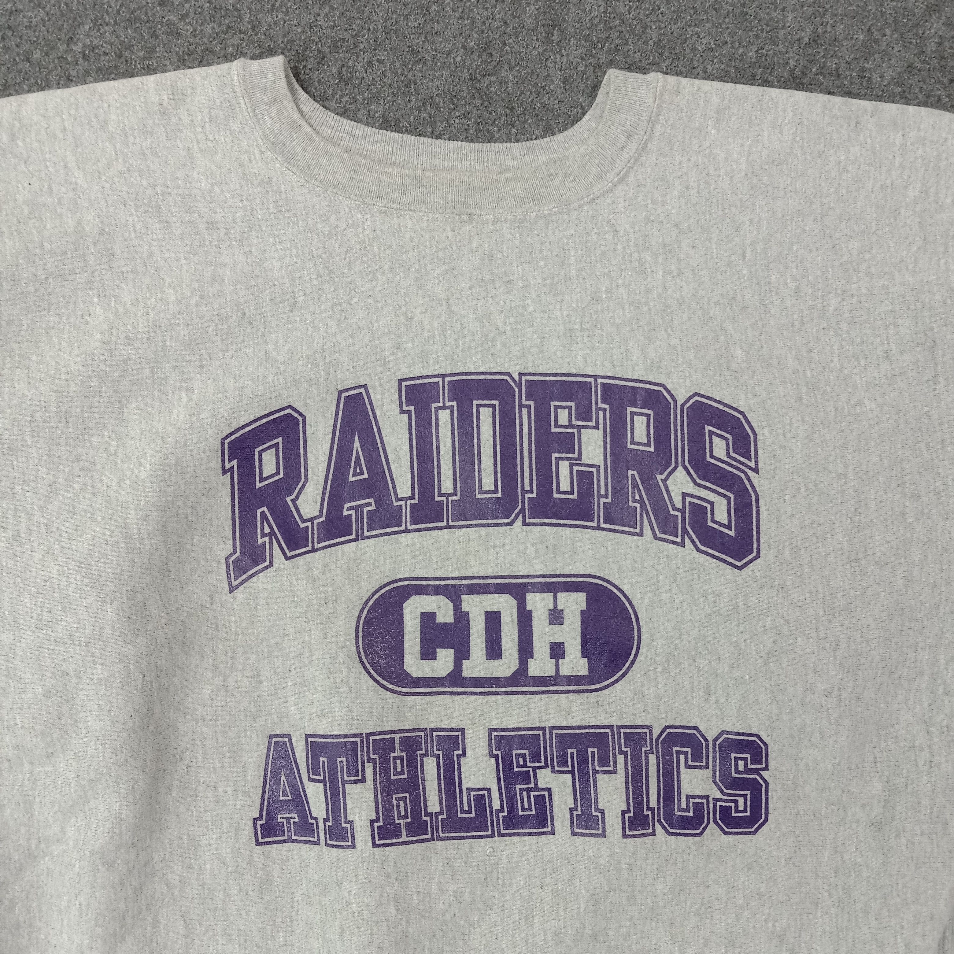 Vintage Raiders CDH Athletics American Sweatshirt C256N7 Size US XL / EU 56 / 4 - 2 Thumbnail