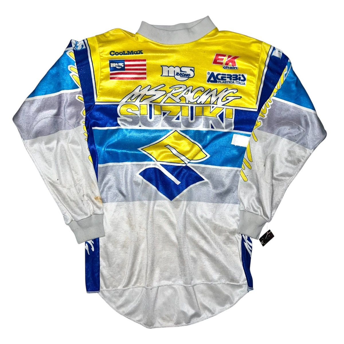 Vintage Vintage Motocross MS Racing Suzuki Longsleeve Small 22x28 Size US S / EU 44-46 / 1 - 1 Thumbnail