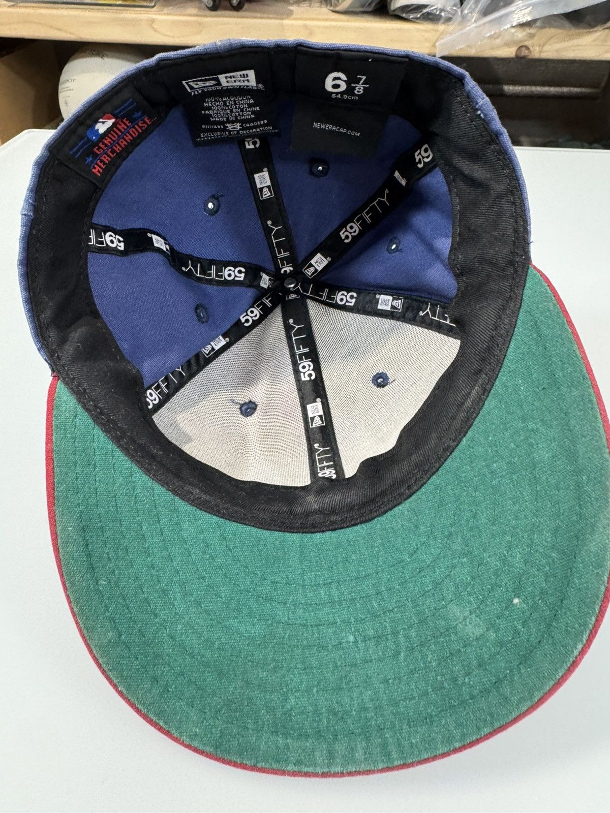 Eric Emanuel × New Era ERIC EMANUEL 1st Release RARE CLEVELAND INDIANS 6 7/8 Size ONE SIZE - 8 Thumbnail