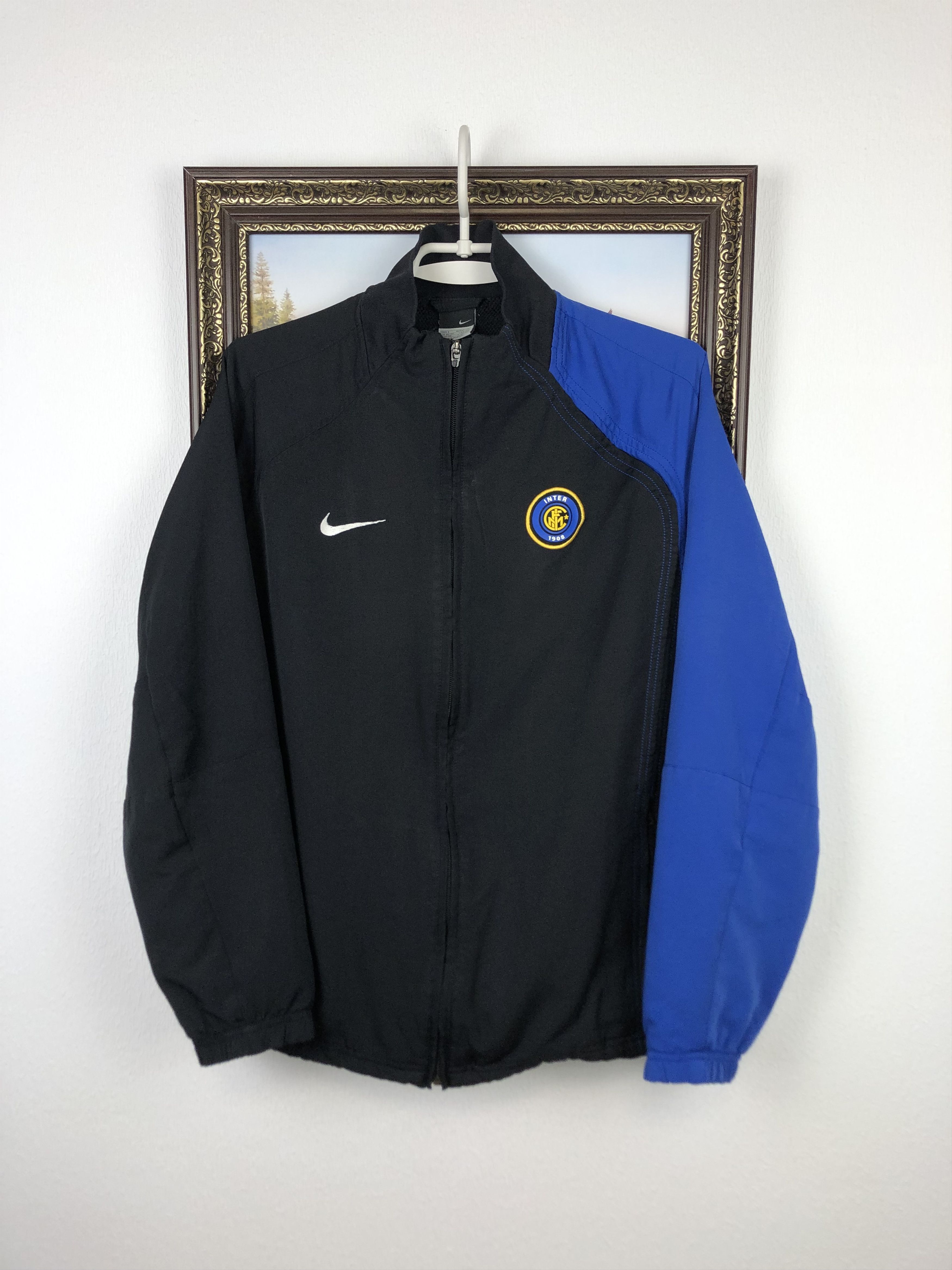 Vintage Nike Inter Milan Football Jacket Soccer Track Top