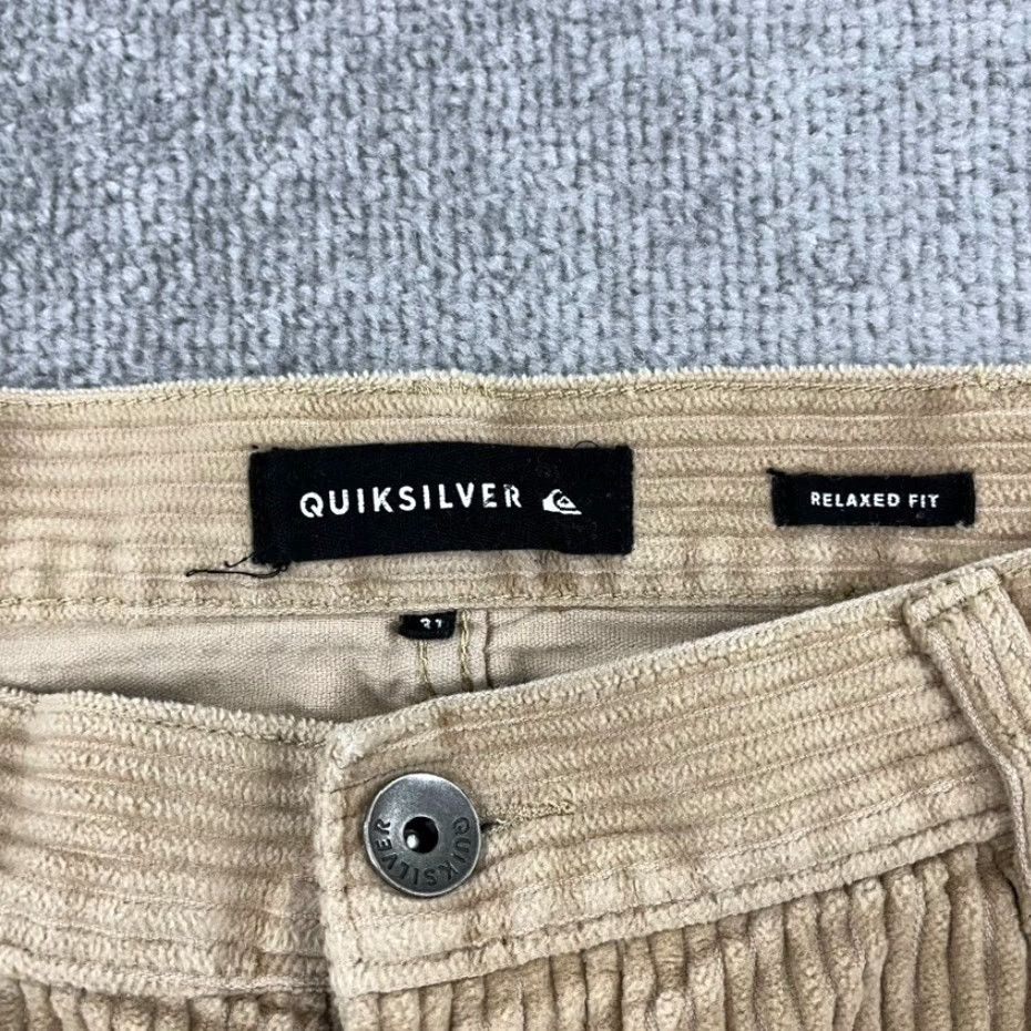 Quiksilver Quiksilver Pants 31 x 29 Relaxed Fit Brown Corduroy Trousers Beach Surf Mens Size US 31 - 2 Thumbnail
